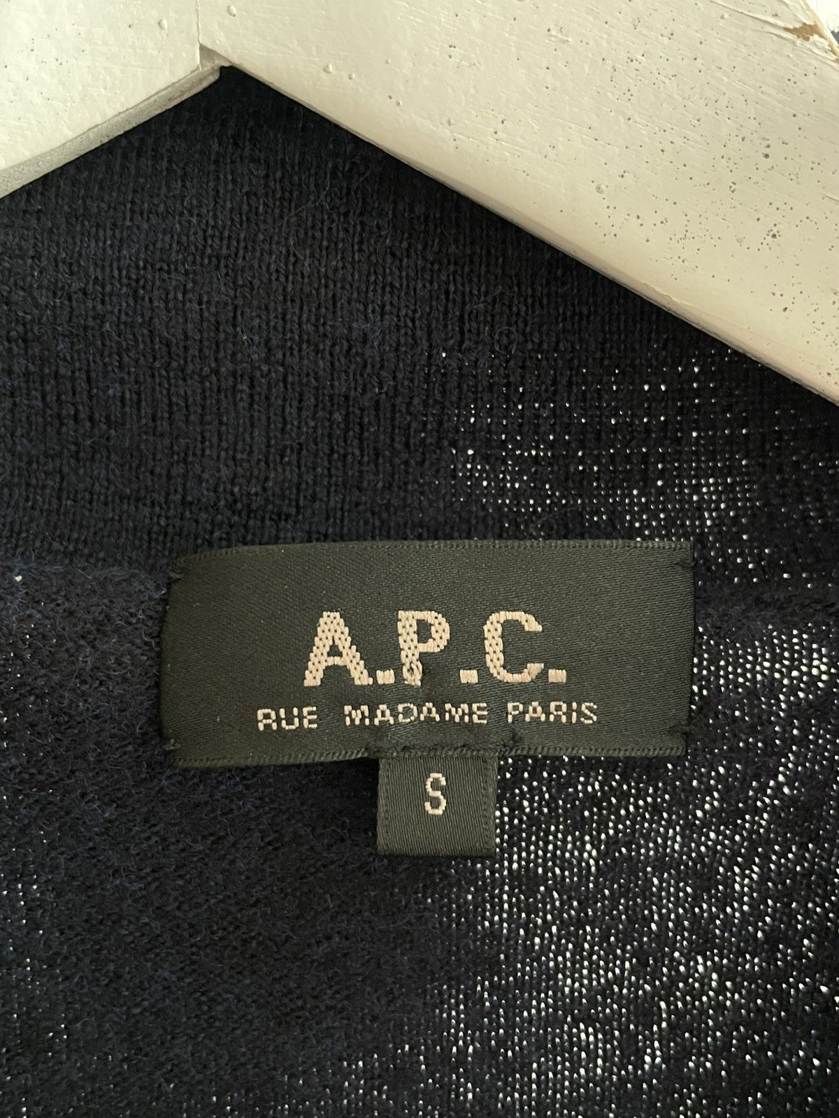 A.P.C. A.P.C. Rue Madame Paris Sweater Laine Wool Dark Blue Size US S / EU 44-46 / 1 - 5 Thumbnail