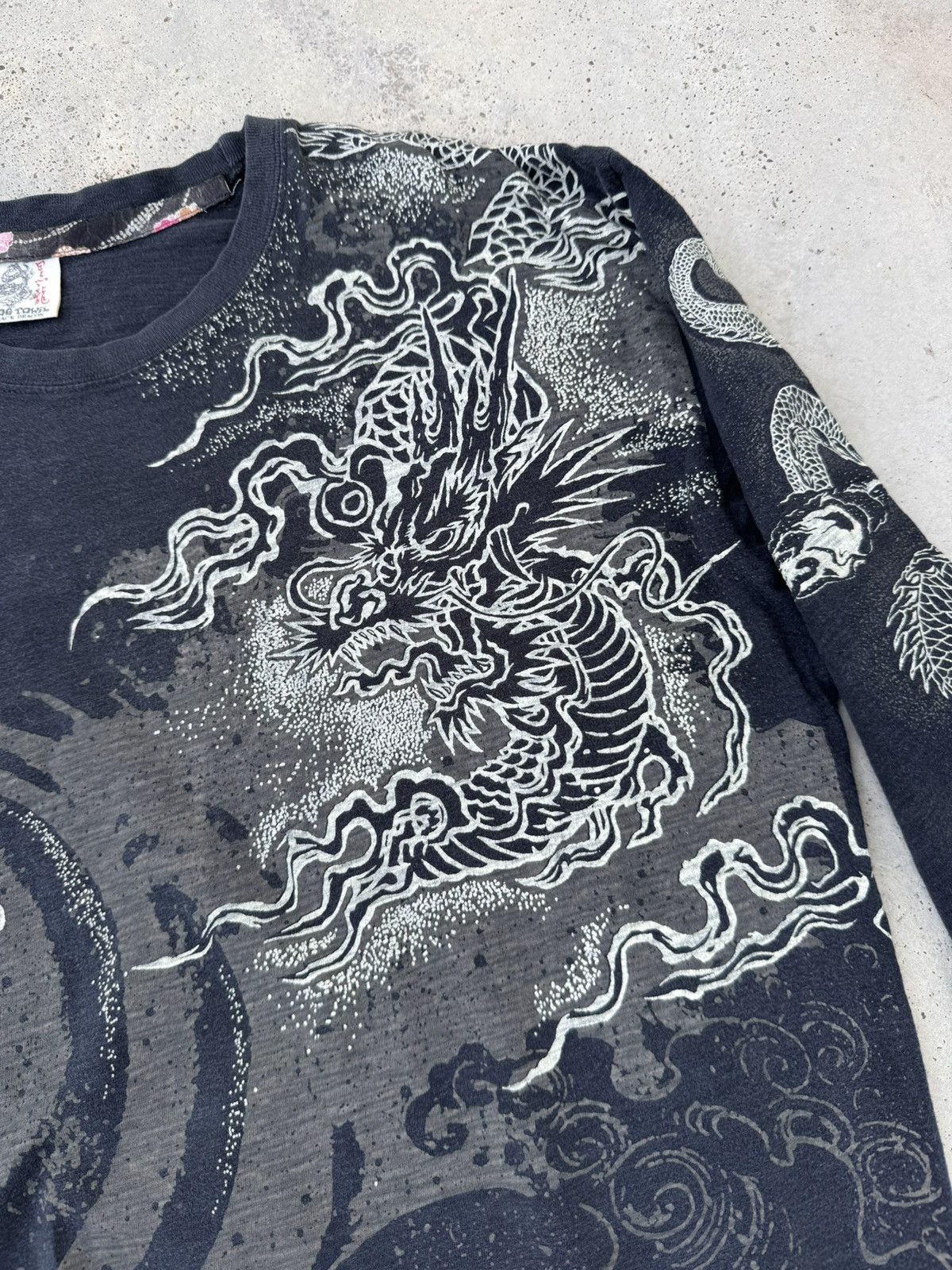 Dogtown Dogtown Japanese Black Dragon Sukajan Tattoos Tees Size US L / EU 52-54 / 3 - 5 Thumbnail