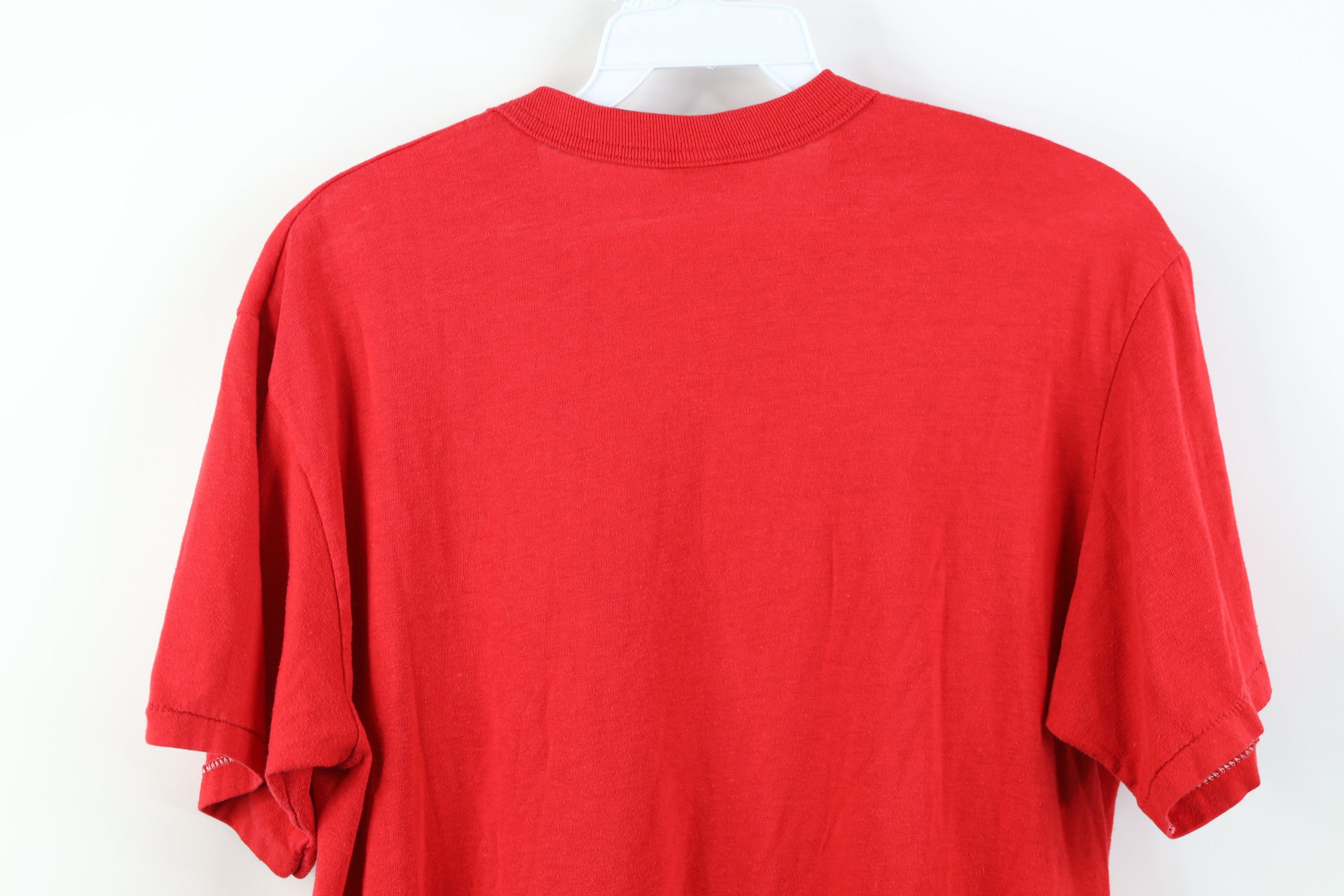 Vintage Vintage 80s Coca Cola 100 Year Anniversary T-Shirt Red USA Size L / US 10 / IT 46 - 13 Thumbnail