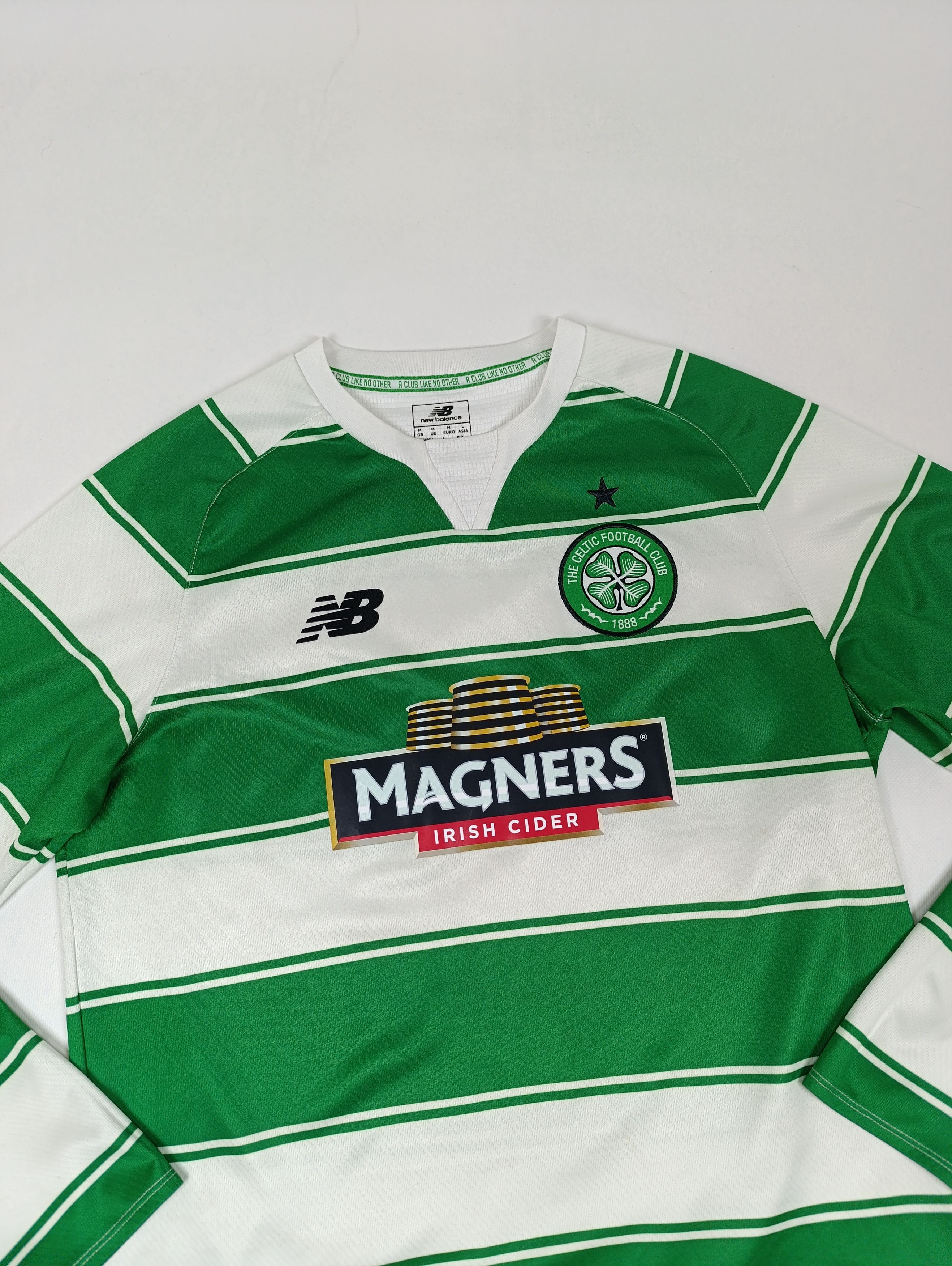 New Balance NEW BALANCE CELTIC HOME LONG SLEEVE JERSEY 2015 - 2016 Size US M / EU 48-50 / 2 - 2 Thumbnail