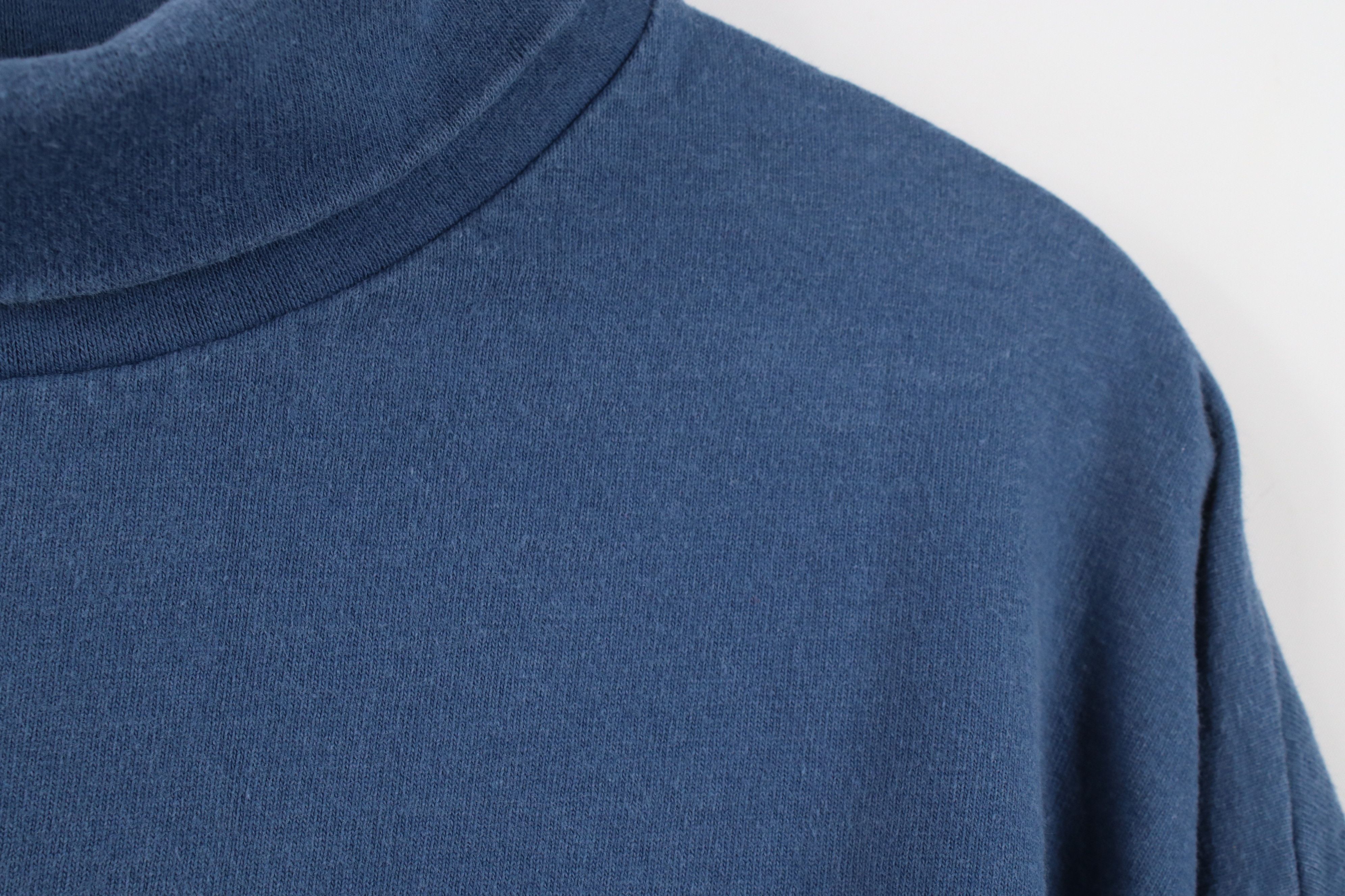Vintage VIntage 90s Streetwear Long Sleeve Turtleneck T-Shirt USA Size US XL / EU 56 / 4 - 4 Thumbnail