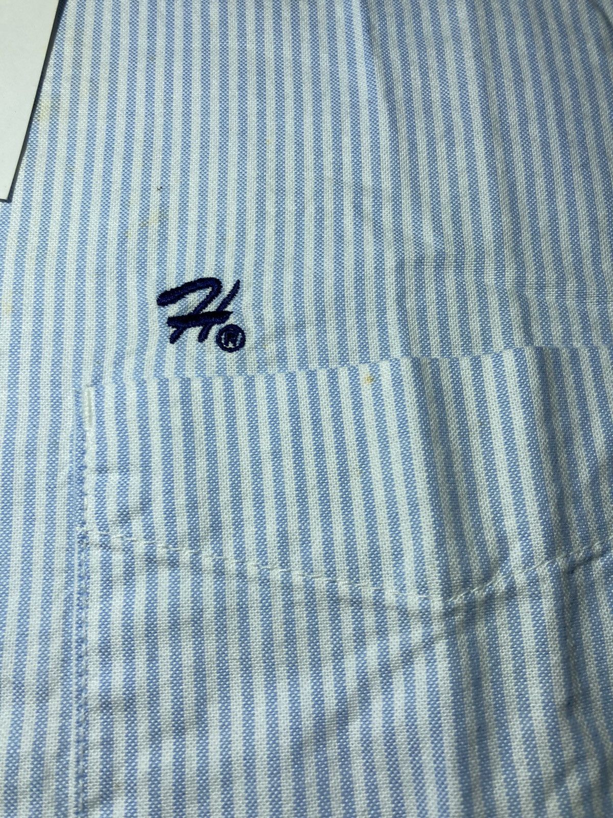 Hysteric Glamour New 90s Hysteric Glamour H Striped Shirt Dress 1990s FUCK IT Size US L / EU 52-54 / 3 - 3 Thumbnail