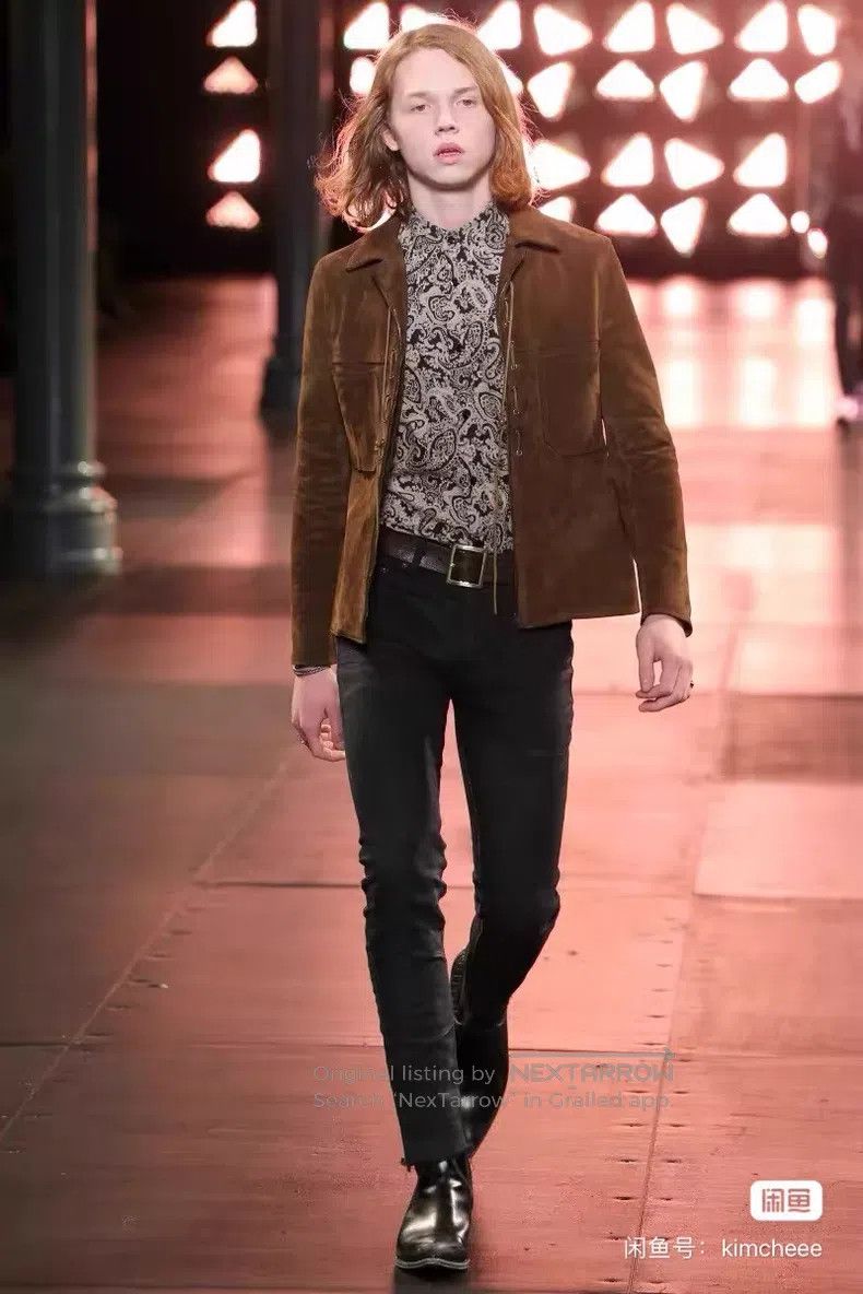 Saint Laurent Paris Saint Laurent Paris Square Buckle Belt i Size ONE SIZE - 2 Thumbnail