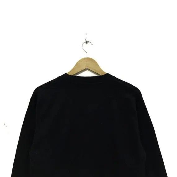 Vintage Vintage ANRICO VALENTINO Spell Out Pocket Black Sweatshirt Size US M / EU 48-50 / 2 - 6 Thumbnail