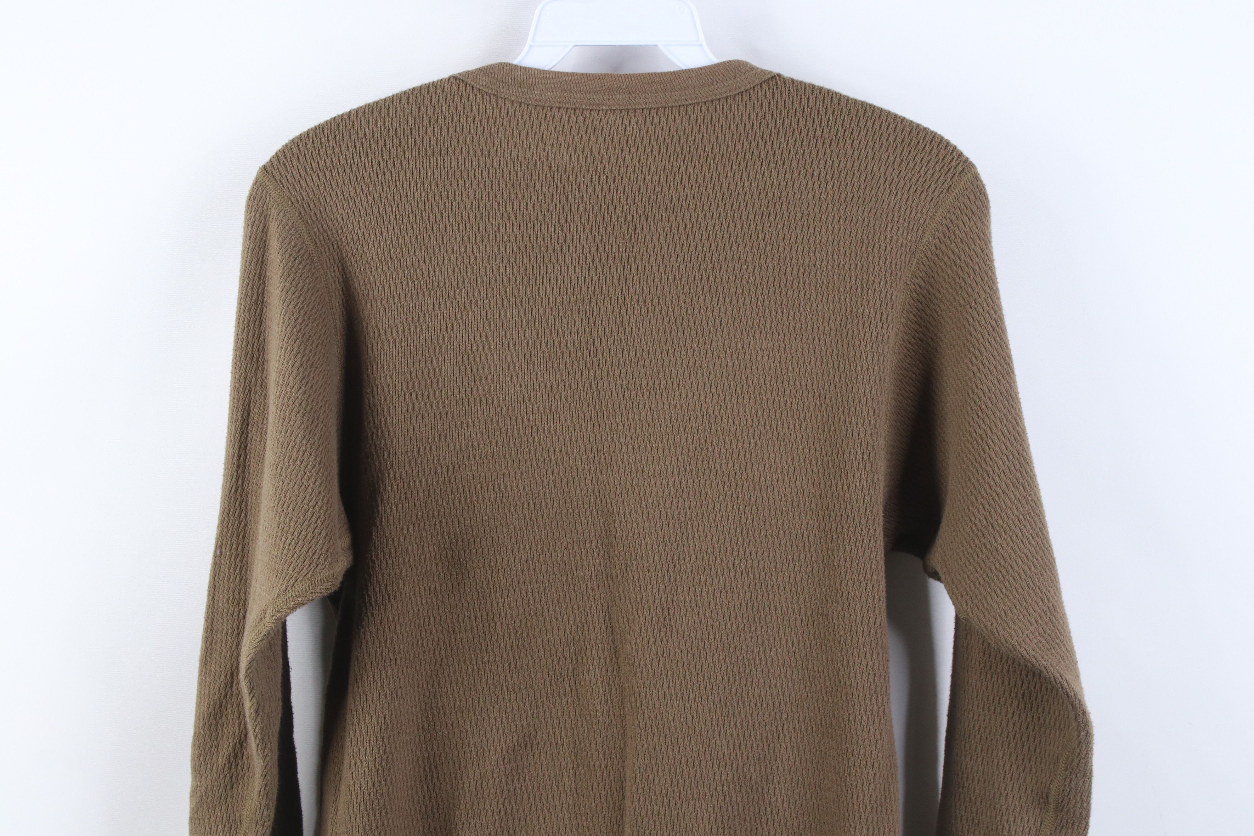 Vintage Vintage 70s Streetwear Knit Long Sleeve T-Shirt Breen USA Size US L / EU 52-54 / 3 - 9 Thumbnail
