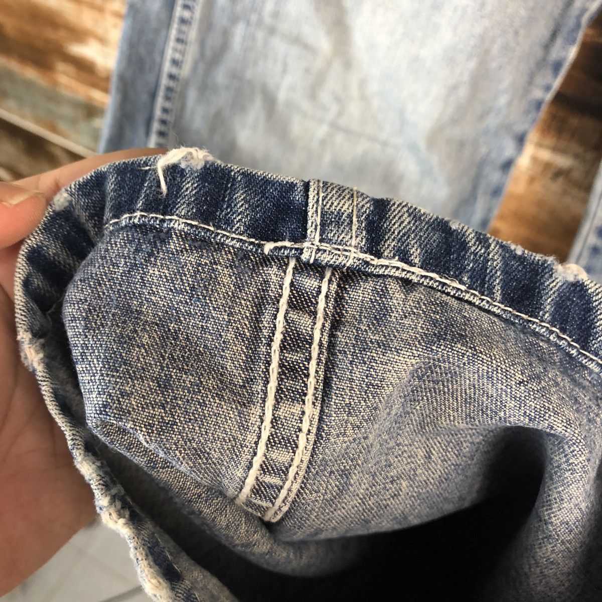 Japanese Brand Amero japan vintage workwear Pero Blue Denim Pants #A1418 Size US 31 - 12 Thumbnail