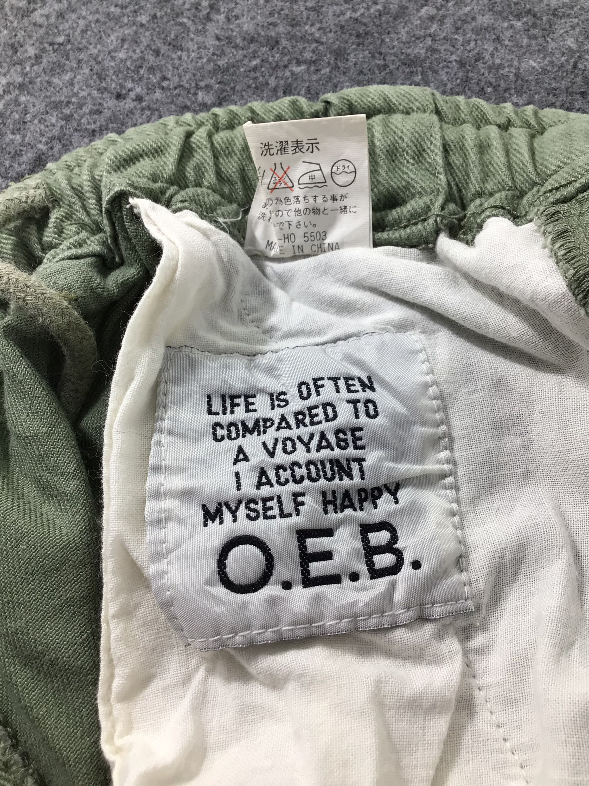 Japanese Brand O.E.B Multipocket Army Cargo Pant -J226 Size US 32 / EU 48 - 8 Thumbnail