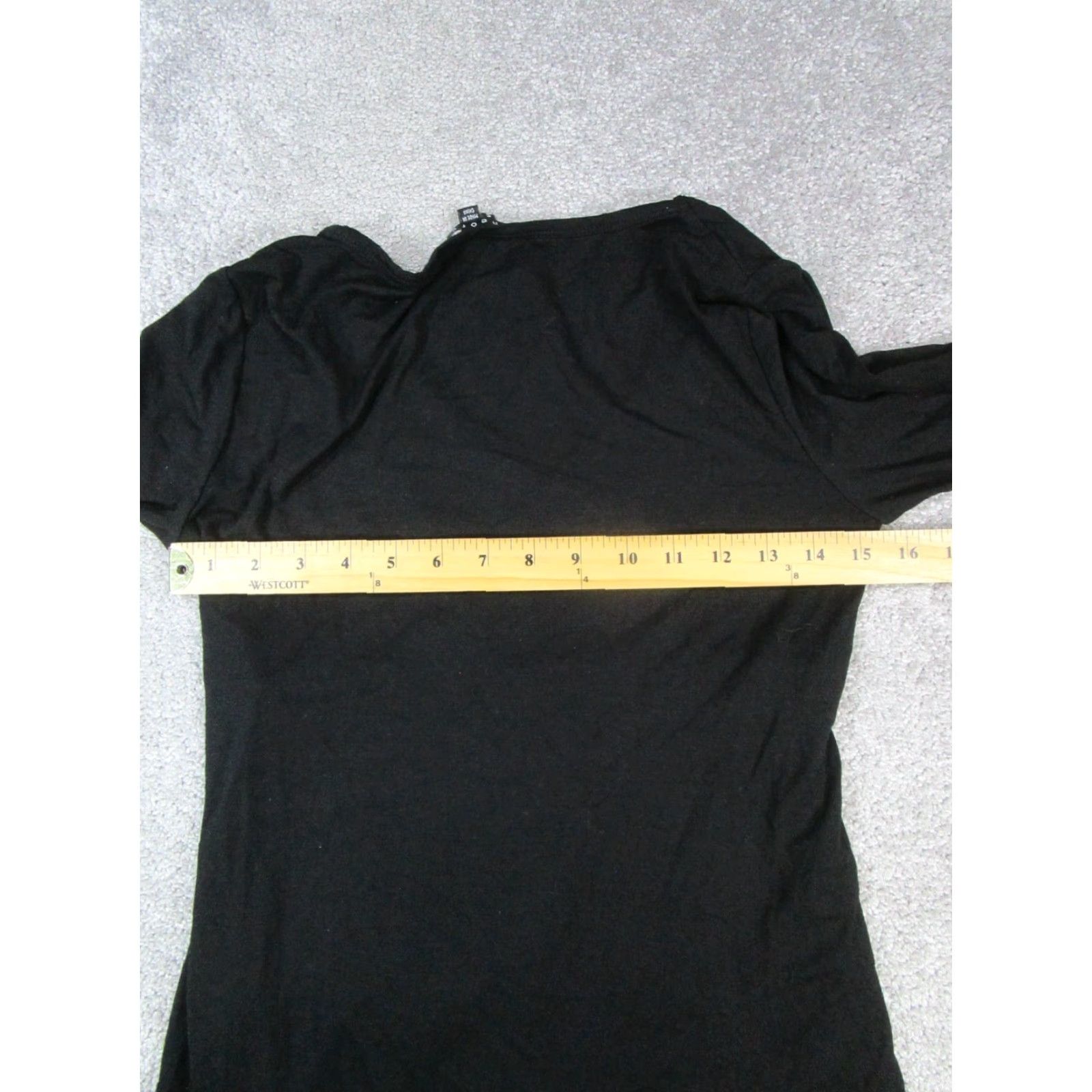 Theory Theory Shirt Womens Small Black Blouse New Size S / US 4 / IT 40 - 6 Thumbnail