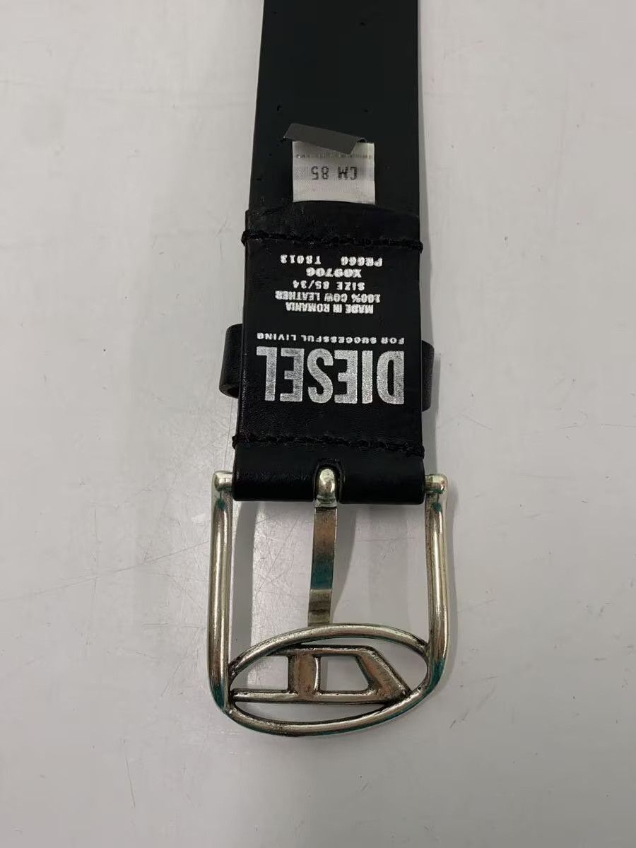 Diesel Diesel Leather Belt Black Size ONE SIZE - 5 Thumbnail