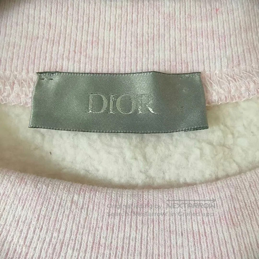 Dior Dior Logo Pink Embroidered Sweatshirt for Men. Size US M / EU 48-50 / 2 - 3 Thumbnail