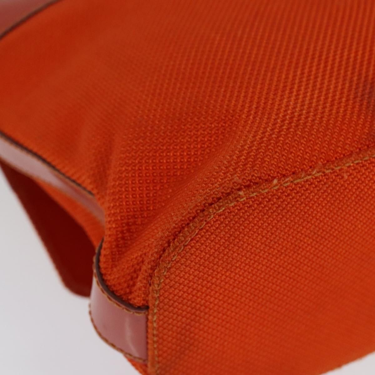 Celine CELINE Shoulder Bag Canvas Orange Silver Size ONE SIZE - 4 Thumbnail