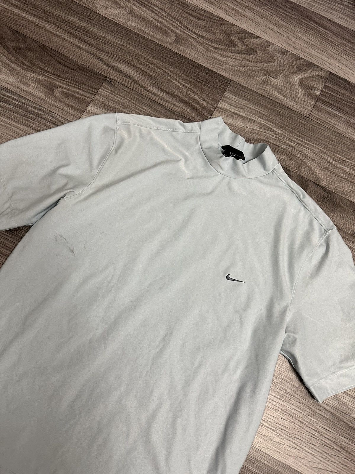 Nike Nike Vintage Golf Baggy Oversised Dri Fit Baby Blue t shirt Size US XL / EU 56 / 4 - 2 Thumbnail