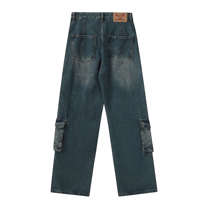 Vintage 90's Hardsoda Jeanswear Utility Cargo Denim Available for purchase  via DM or Grailed link in bio #y2kfashion #vintagefashion