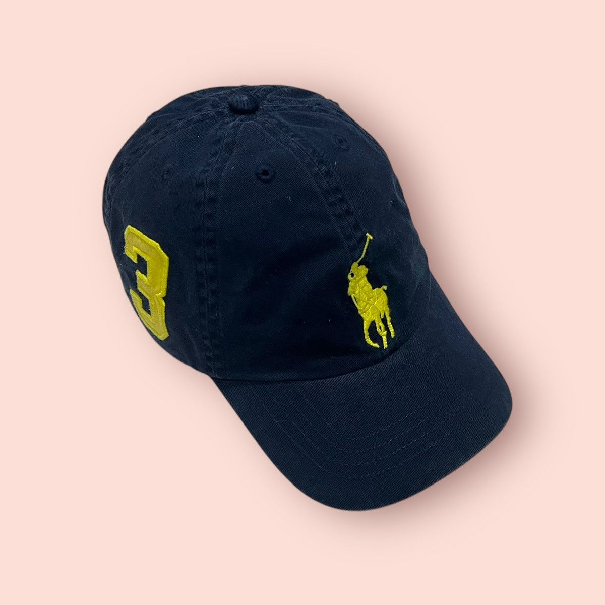Polo Ralph Lauren × RRL Ralph Lauren × Ralph Lauren VINTAGE POLO RALPH LAUREN NO.3 BIG PONY STRAPBACK Size ONE SIZE - 7 Thumbnail