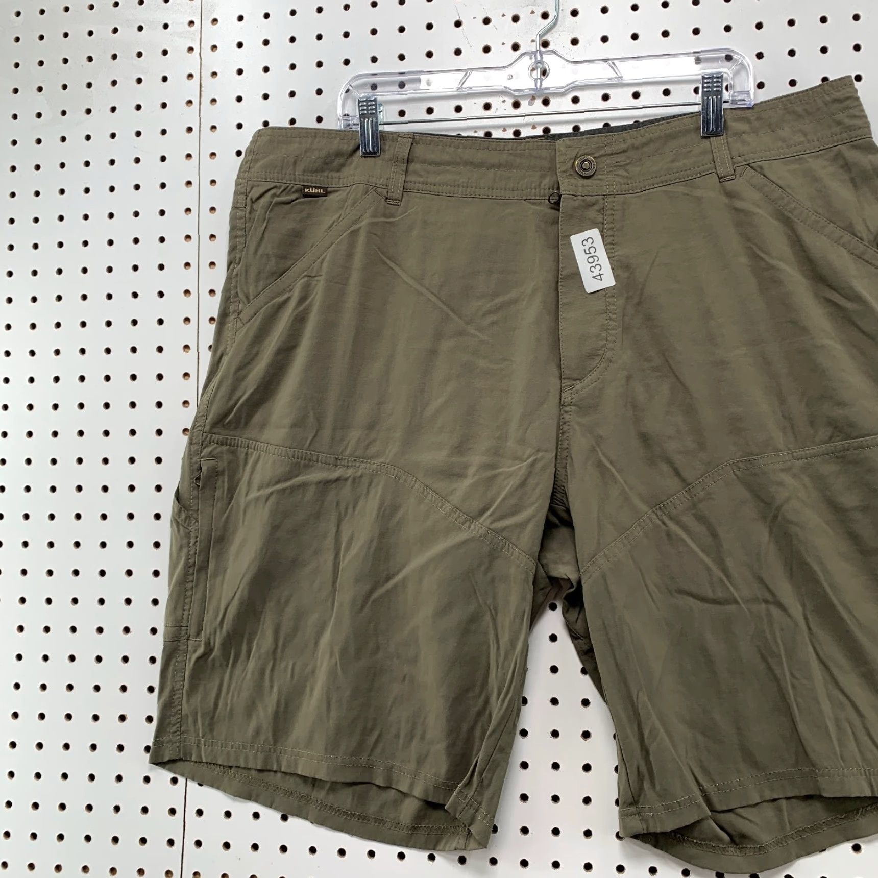 Olive KUHL Renegae Cargo Shorts Olive Green Mens Size 40x11 Outdoor Hike Size US 40 / EU 56 - 2 Thumbnail