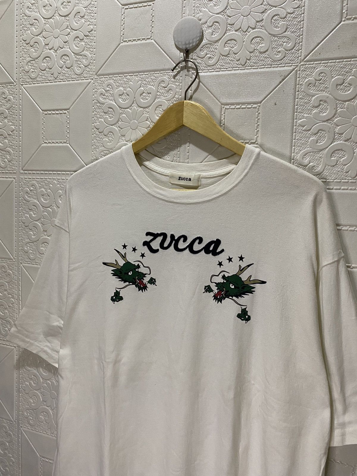 Issey Miyake × Japanese Brand × Zucca Zucca Dragon Embroidery By Issey Miyake Tshirt Size US M / EU 48-50 / 2 - 2 Thumbnail