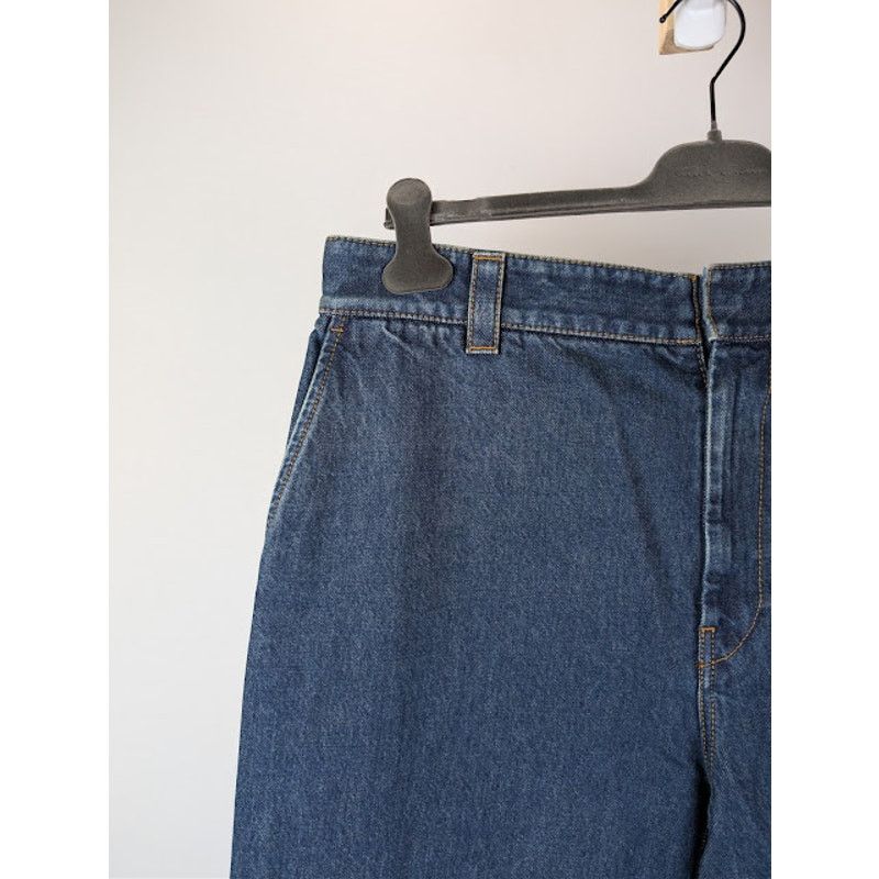 Gucci o1rshd1 Eco-Washed Organic Denim Cargo Pant in Blue / Mix Size US 36 / EU 52 - 6 Thumbnail