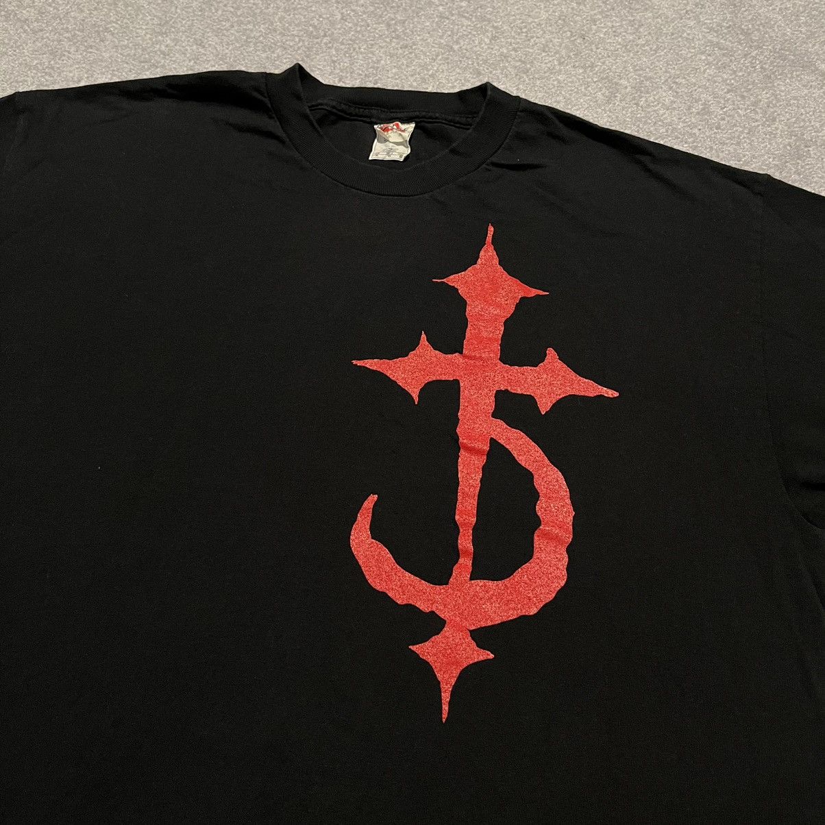Band Tees Vintage DevilDriver Jesus & Satan Death Metal Band Tour Tee Size US XL / EU 56 / 4 - 4 Thumbnail