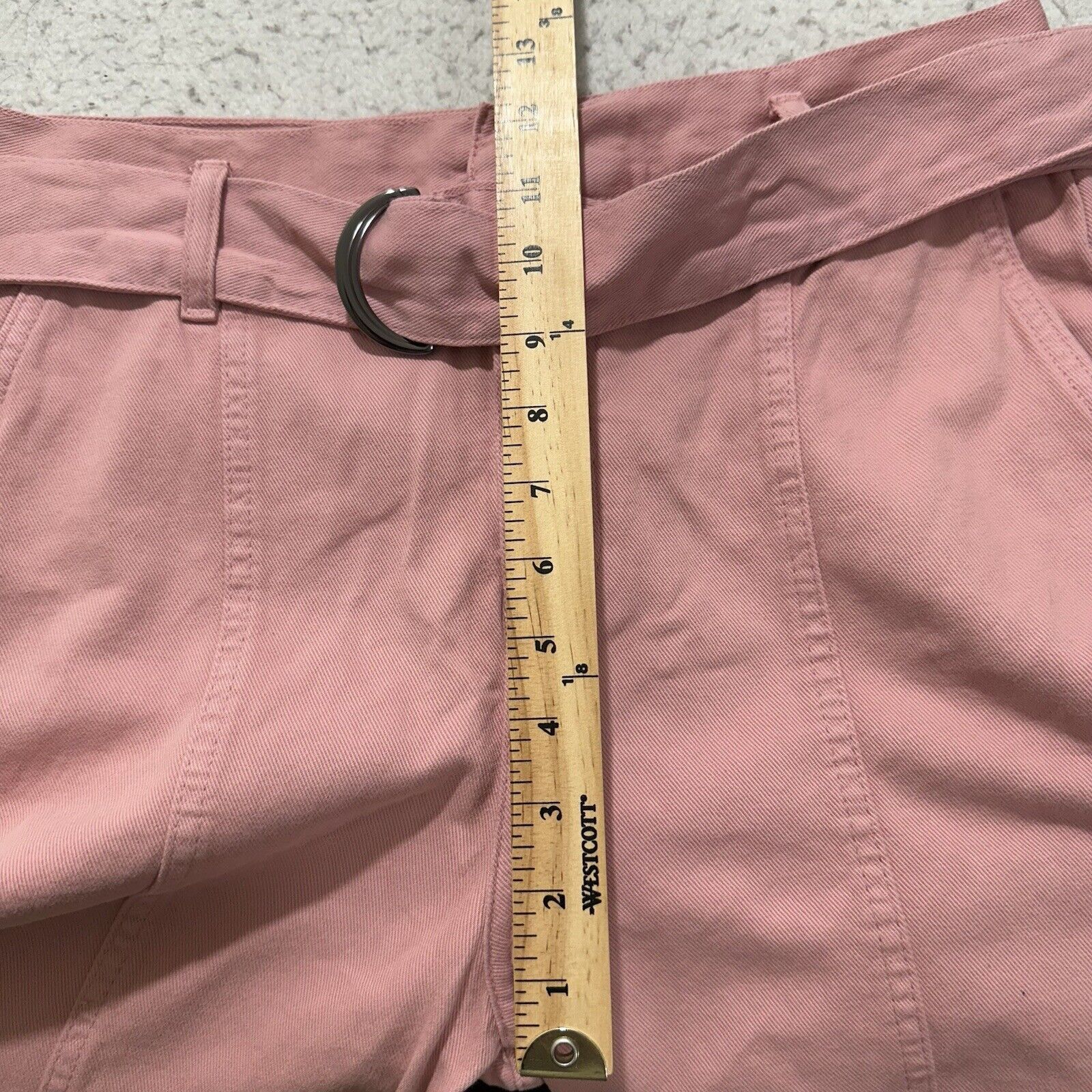 Other Shoulder 40 12 Mauve Pink High Rise Slim Jeans With Belt Size 34" / US 12 / IT 48 - 12 Thumbnail