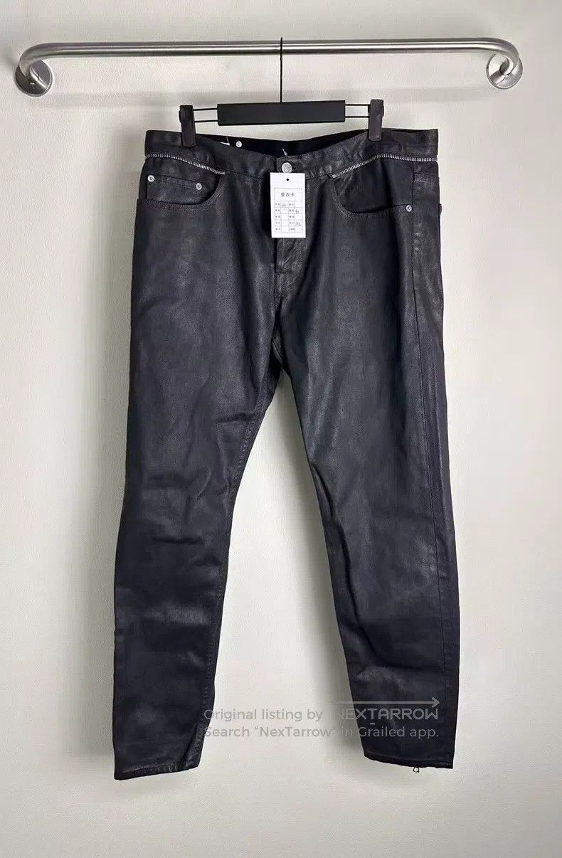 Dries Van Noten Dries Van Noten Waxed Coated Jeans Size US 34 / EU 50 - 1 Thumbnail