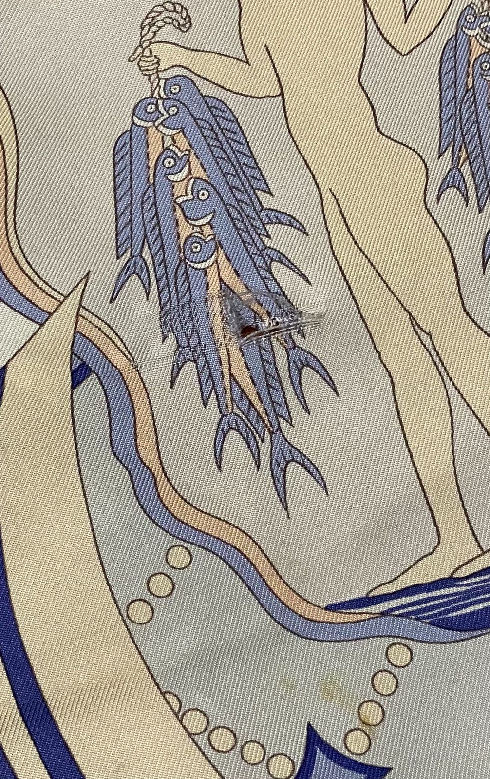 Hermes ☀️Hermes Les Printemps de Thera silk scarf by J.Abadie Size ONE SIZE - 11 Thumbnail