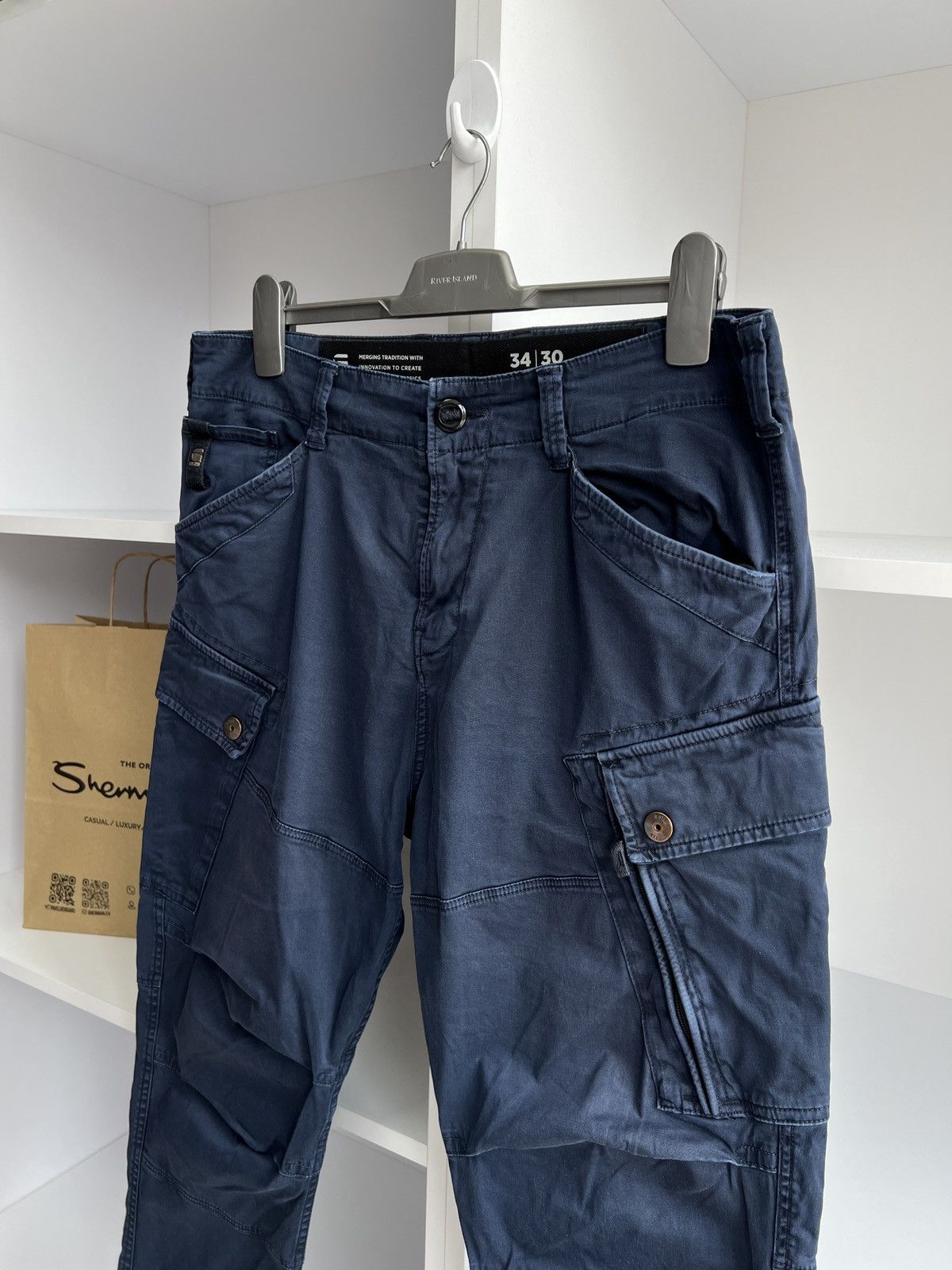G-Star × Vintage Vintage G-Star Raw Cargo Pants Size US 34 / EU 50 - 7 Thumbnail