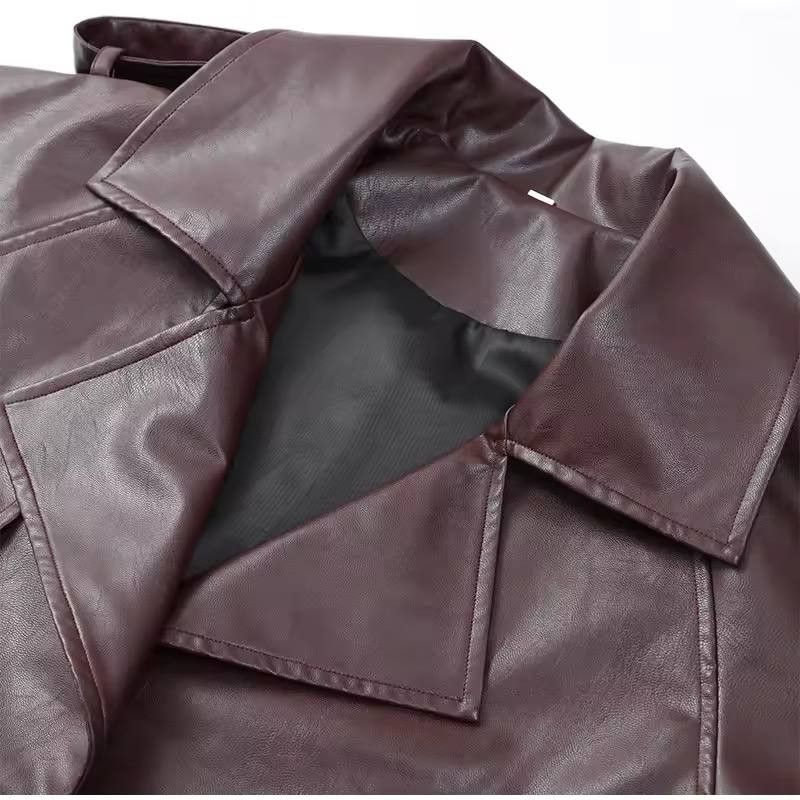 Japanese Brand × Vintage Casual Designer Leather Jacket Size S / US 4 / IT 40 - 3 Thumbnail