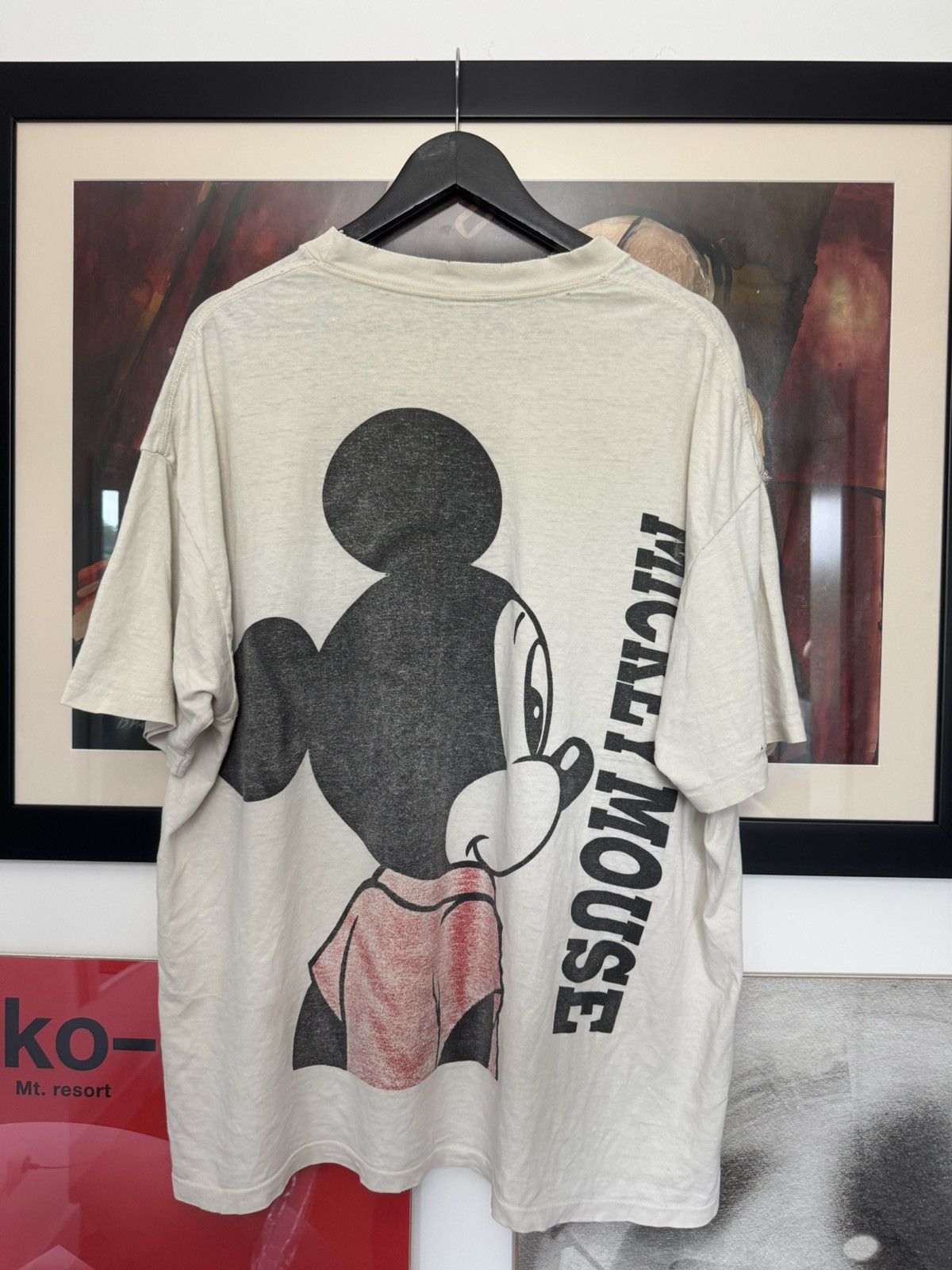 Mickey Mouse Vintage 90s Mickey Mouse Oversize Distressed Faded Disney Size US XL / EU 56 / 4 - 2 Thumbnail