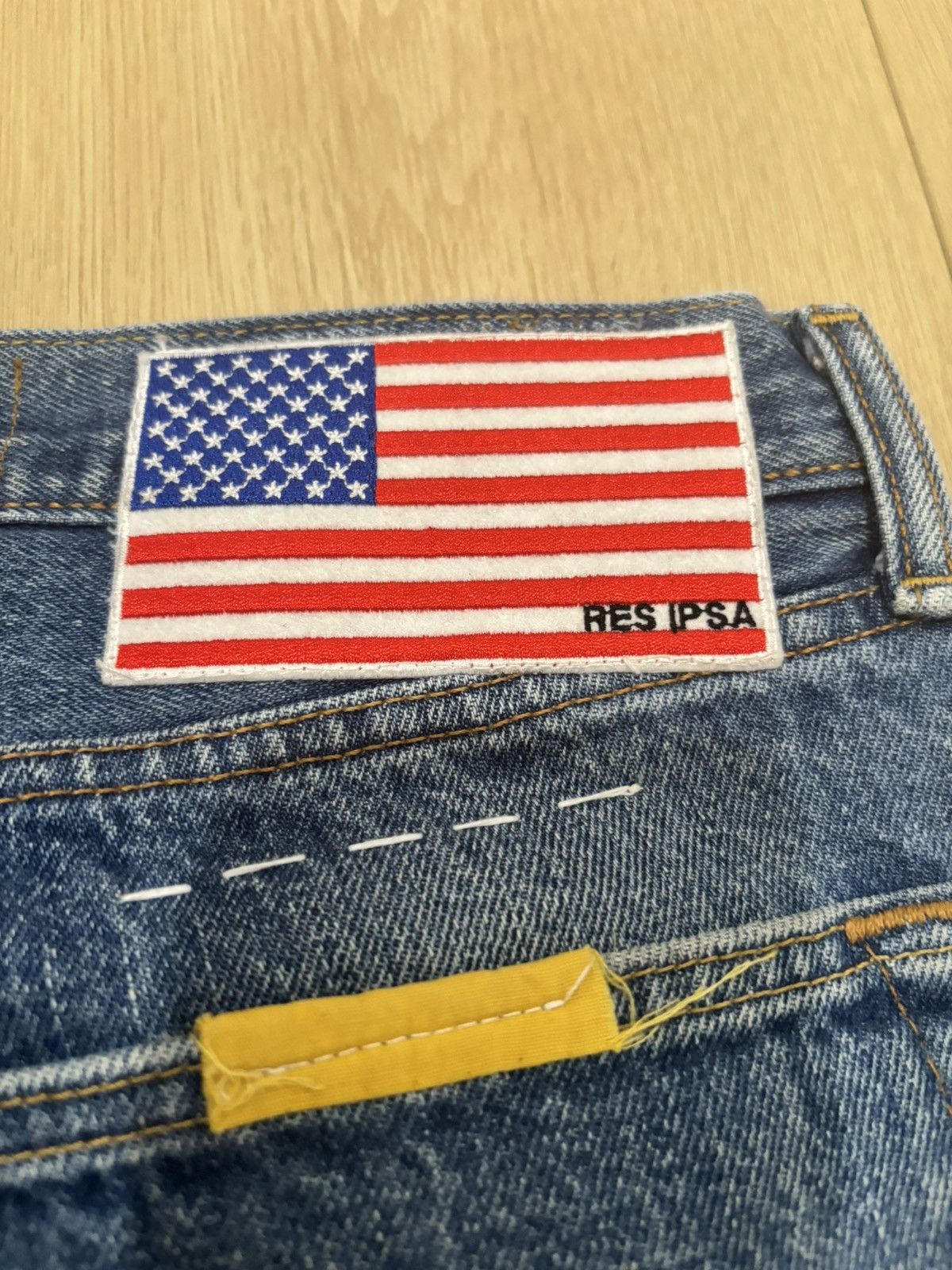Other Res Ipsa Custom Levis 501 Patchwork Paint Splatter Jeans Men Size US 36 / EU 52 - 3 Thumbnail