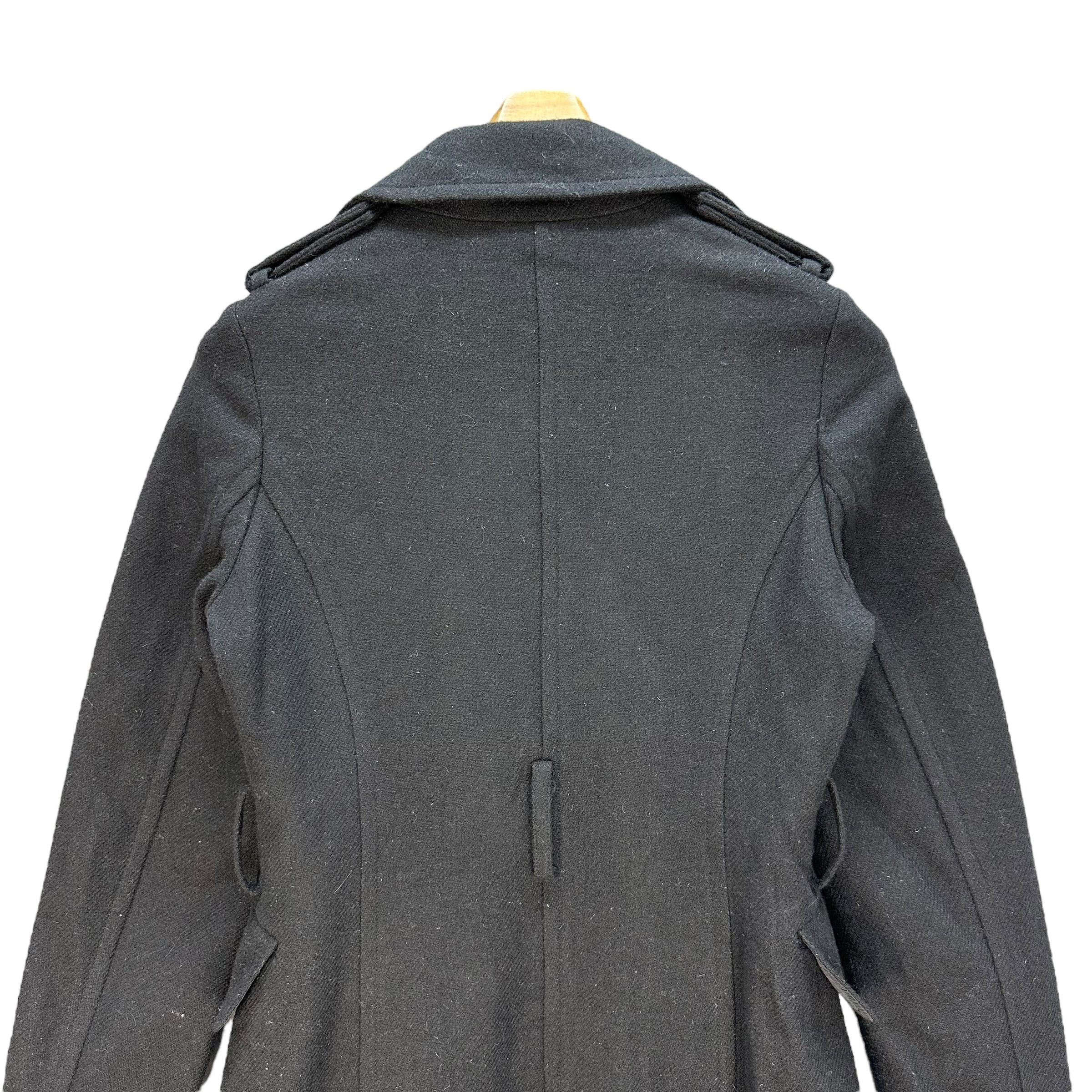French Connection FRENCH CONNECTION Wool Long Coat Overcoat #A46-1073 Size S / US 4 / IT 40 - 12 Thumbnail