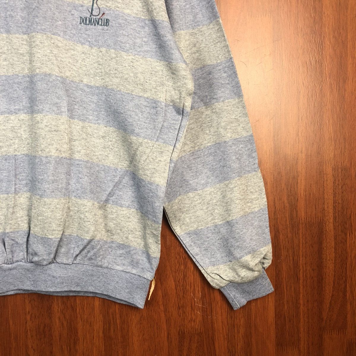 Vintage Doruman Club Blue Stripe vintage Sweatshirt #7545 Size US M / EU 48-50 / 2 - 5 Thumbnail