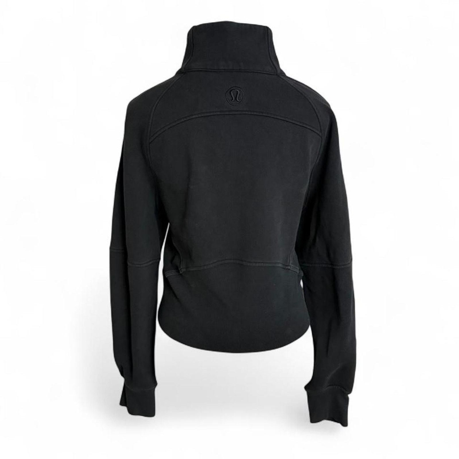 Lululemon Black Lululemon Quarter Zip Scuba Jacket Size XS/S Size XS / US 0-2 / IT 36-38 - 2 Thumbnail