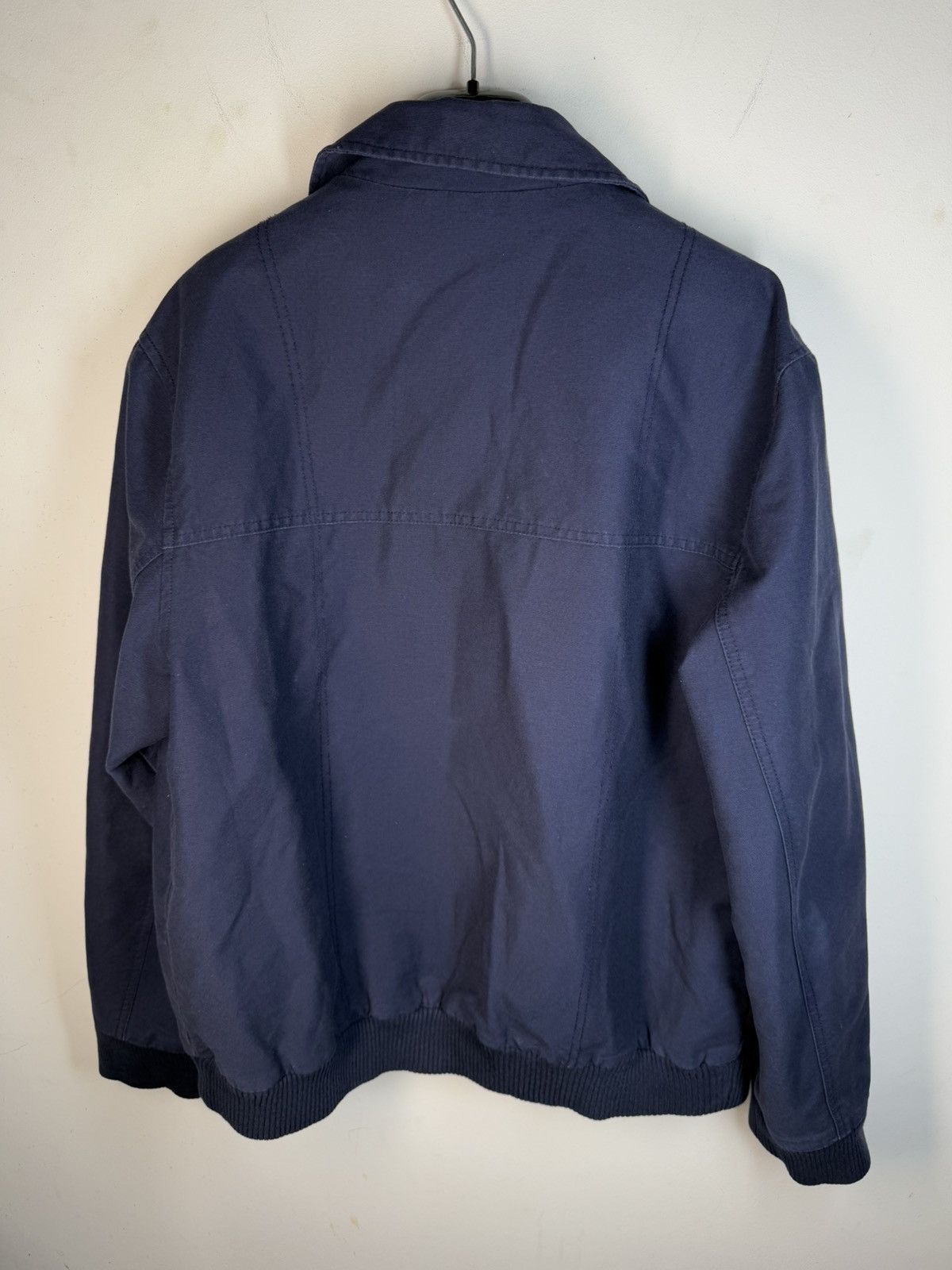 Yves Saint Laurent Cotton YSL Jacket Blue/Navy Soft YSL Bomber Size US M / EU 48-50 / 2 - 16 Thumbnail
