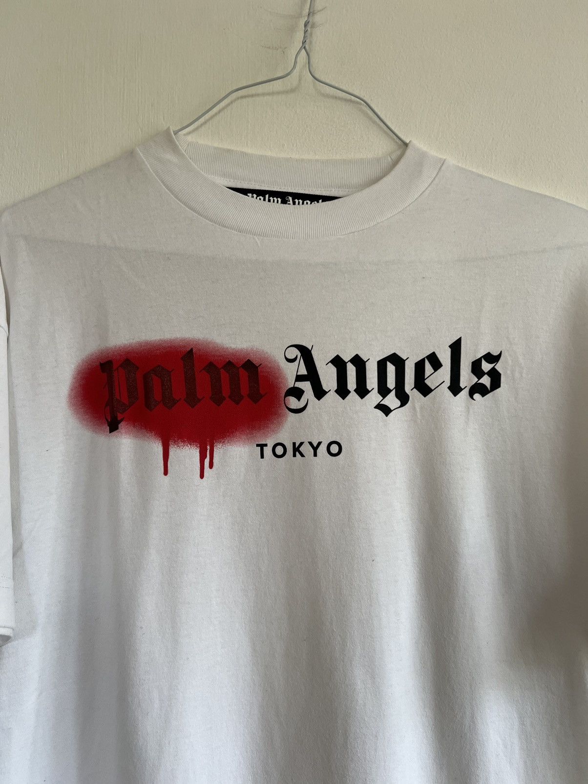 Palm Angels Palm angels sprayed Tokyo Logo TEE Size US M / EU 48-50 / 2 - 5 Thumbnail