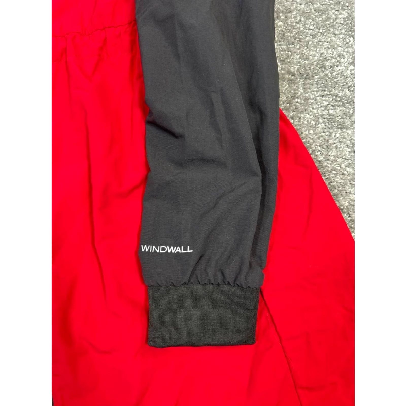 The North Face The North Face Windwall Flybae Jacket Womens XS Red Full Zip Bomber Jacket Size XS / US 0-2 / IT 36-38 - 3 Thumbnail