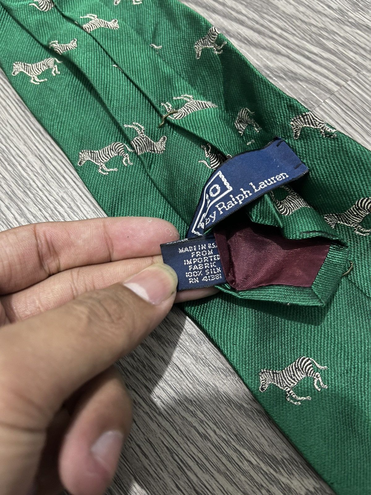 Polo Ralph Lauren Vtg Polo Ralph Lauren Tie Size ONE SIZE - 3 Thumbnail