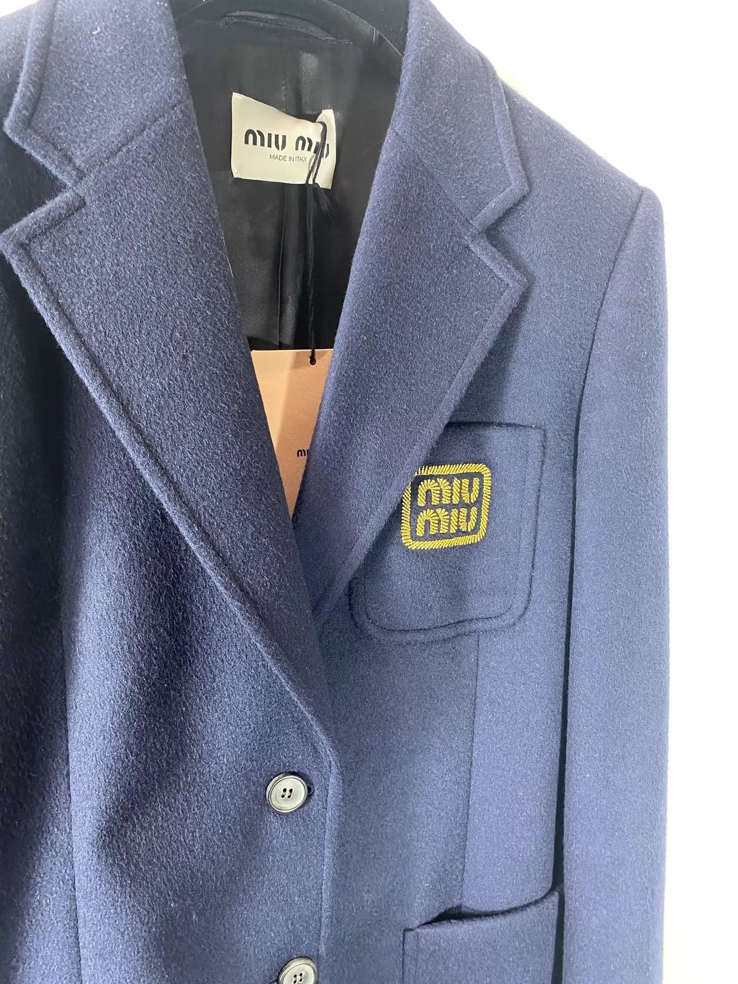Miu Miu MIU MIU Logo Blazer Women's 38 New With Tags Size XS / US 0-2 / IT 36-38 - 6 Thumbnail