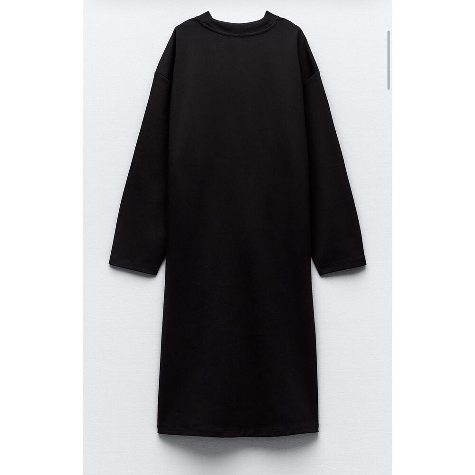 Zara NWT-Zara-RUCHED LONG INTERLOCK JACKET-Small Size S / US 4 / IT 40 - 3 Thumbnail
