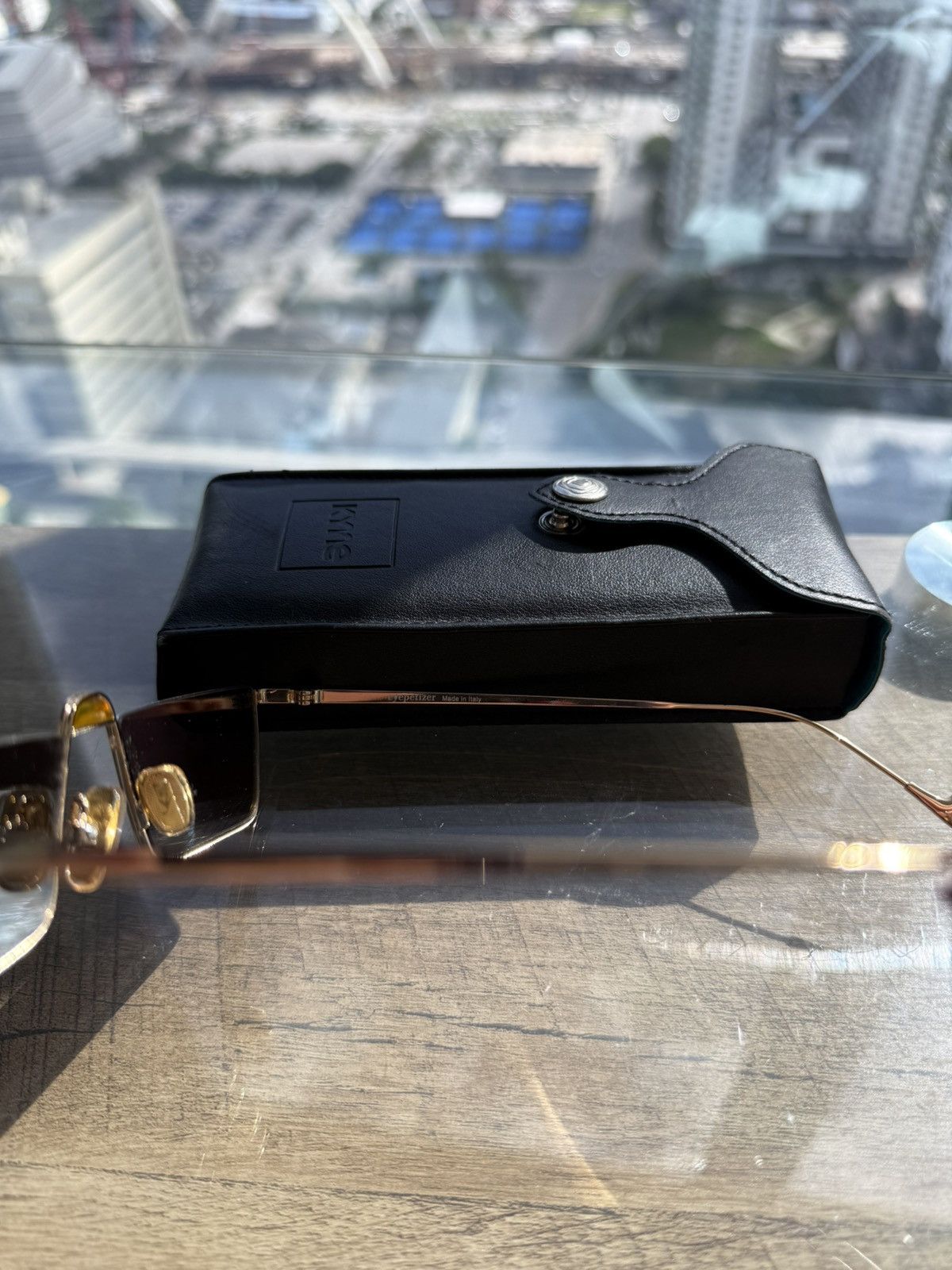 Other Kyme Italy Gold Square Sunglasses — Modern Luxe Design Size ONE SIZE - 5 Thumbnail
