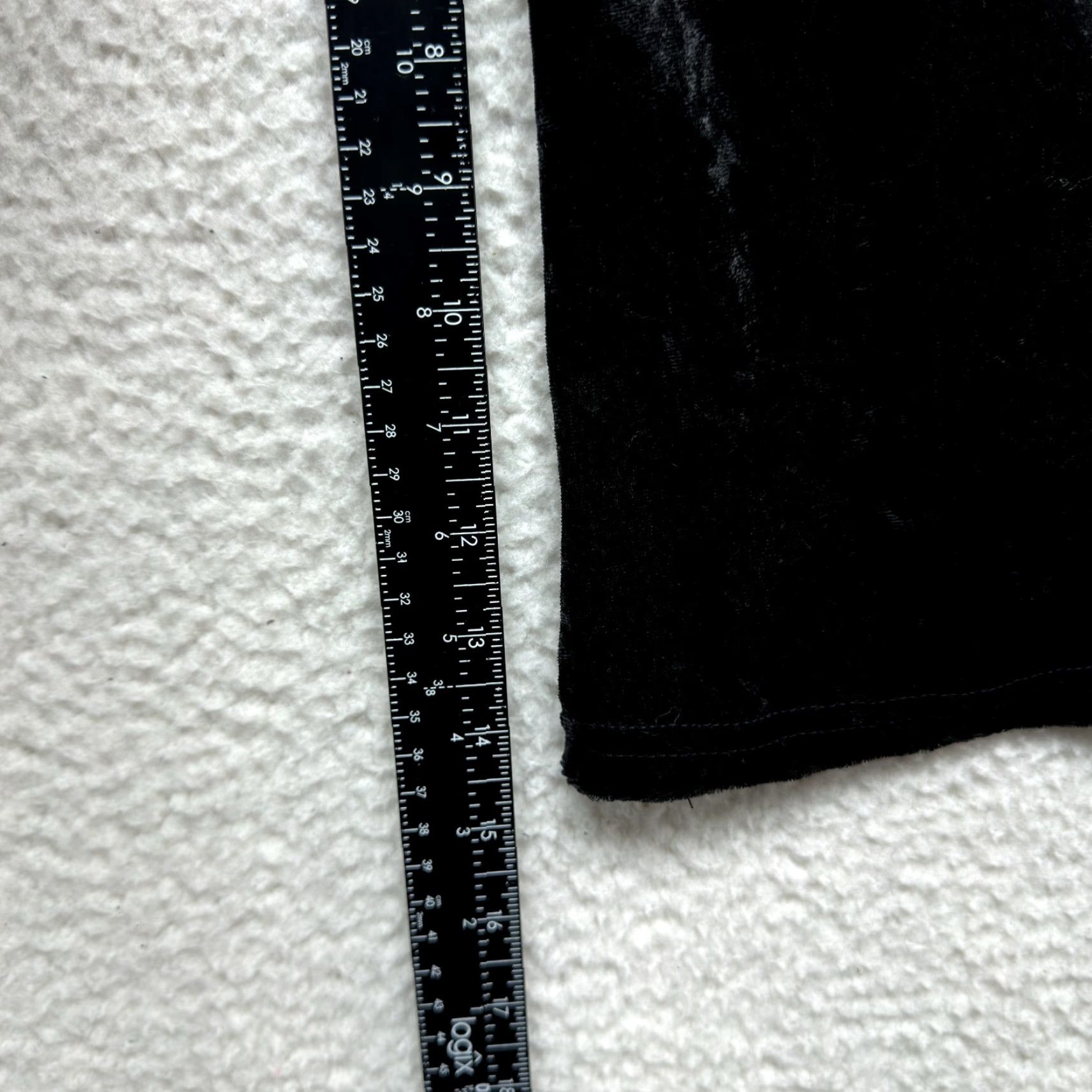 Velvet VINTAGE Y2K Capri Flare Pants Trousers 00 23 XS Black Velvet Corpcore Cocktail Size 25" / US 0 / IT 36 - 7 Thumbnail