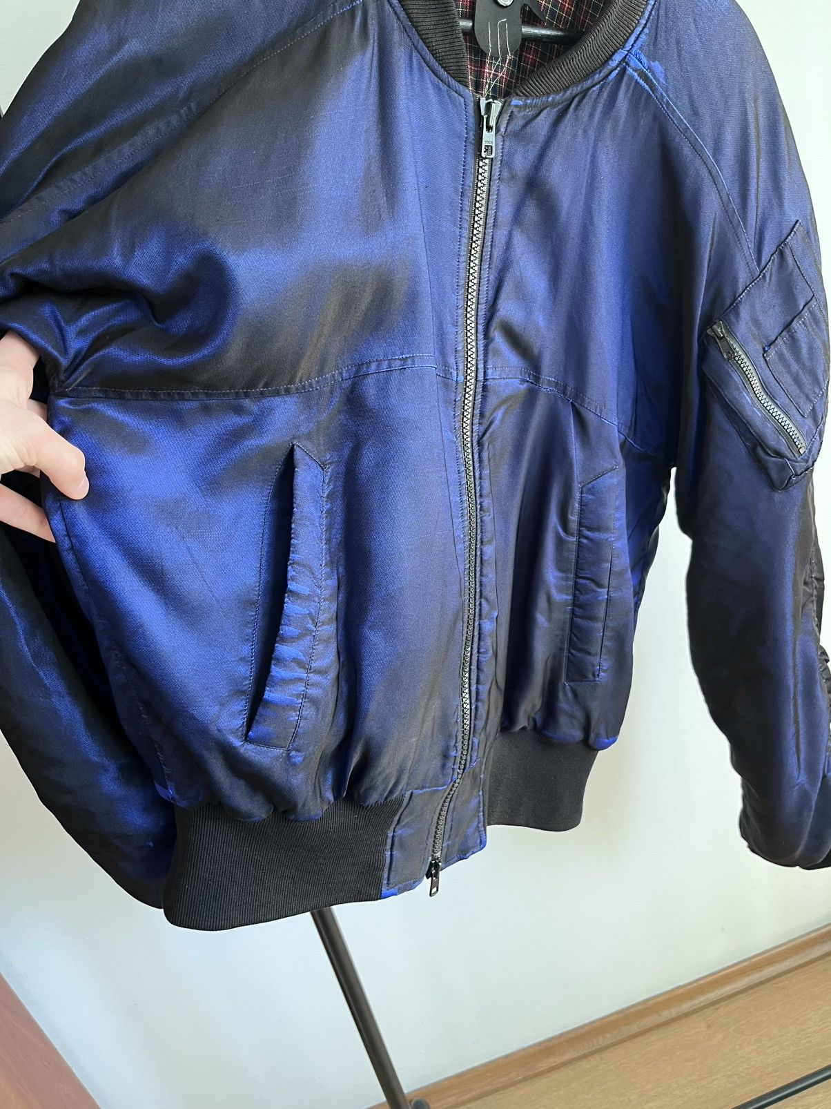 Bernhard Willhelm Archive Bernhard Willhelm AW07 runway silk MA1 bomber jacket Size US M / EU 48-50 / 2 - 10 Thumbnail