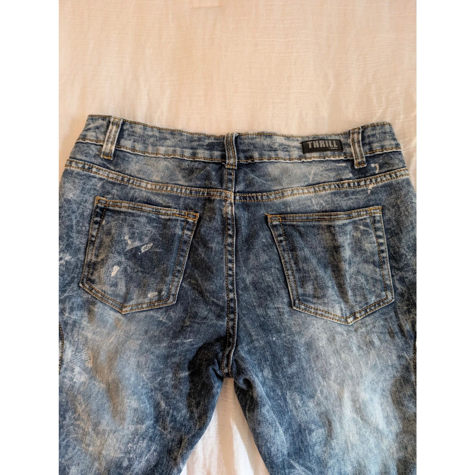 Other THRILL Distressed Skinny Jeans – Size 13 Size 33" - 4 Thumbnail