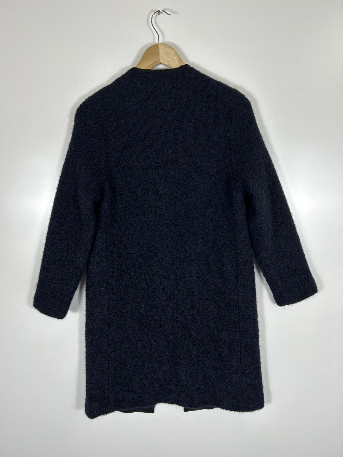 ANTEPRIMA 🔥 ANTEPRIMA Milano Wool Mohair Long Coat Jacket Size XS / US 0-2 / IT 36-38 - 14 Thumbnail