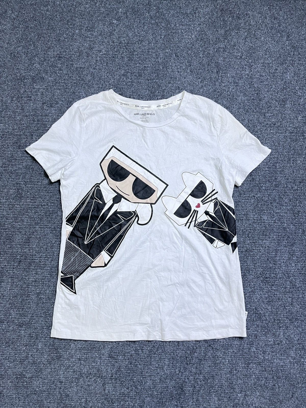 Karl Lagerfeld KARL LAGERFELD Cats graphic print design Size S / US 4 / IT 40 - 2 Thumbnail