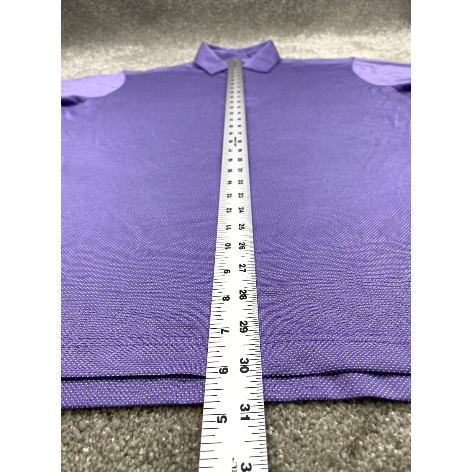Vintage Donald Ross Polo Shirt Men Medium Purple Short Sleeve Shirt Polo for Golf Size US M / EU 48-50 / 2 - 4 Thumbnail