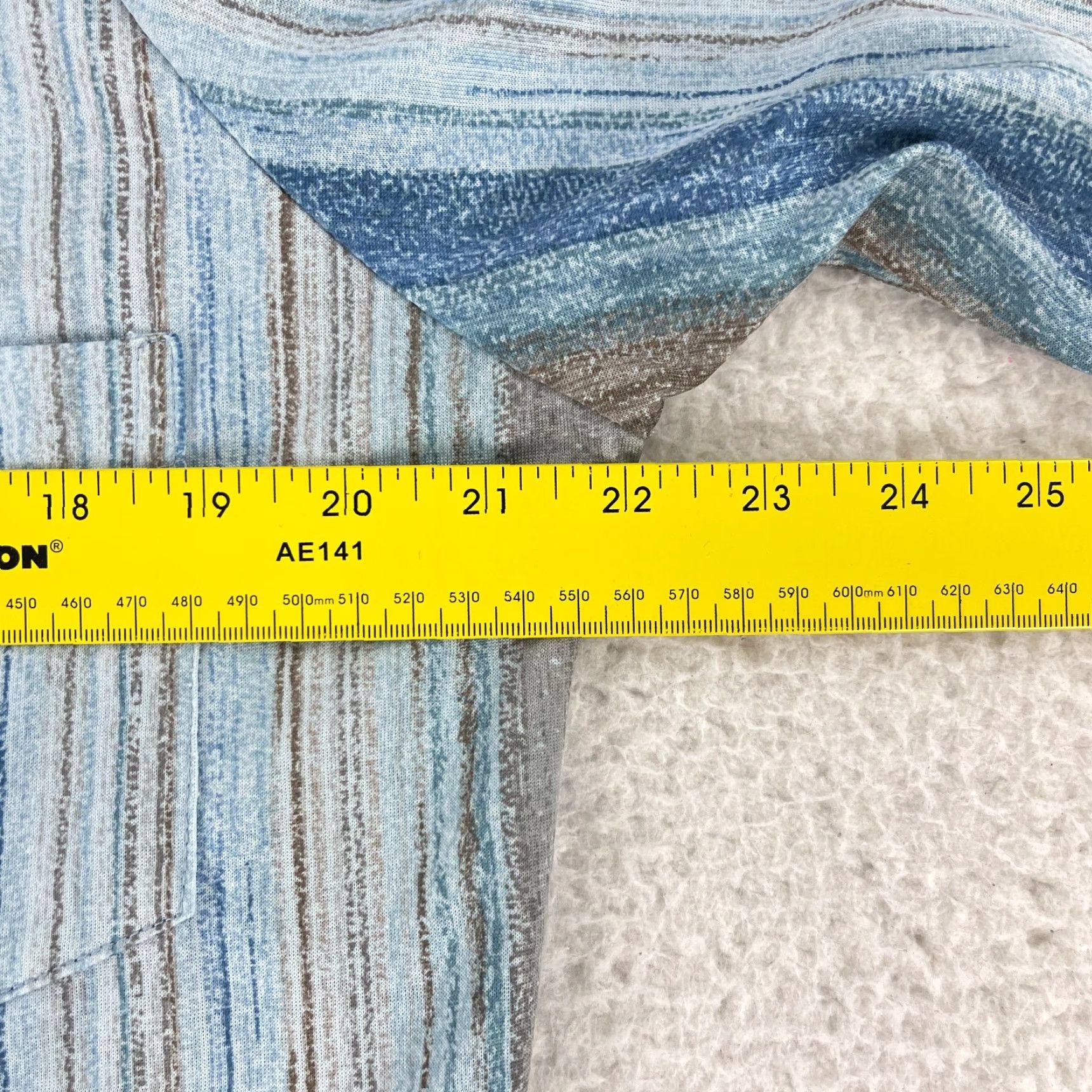 Vintage VINTAGE Robinson's Southern California Shirt Mens Large Blue Stripe Split Neck Size US L / EU 52-54 / 3 - 5 Thumbnail
