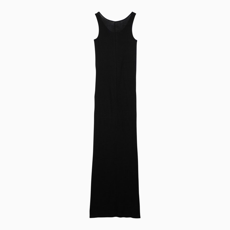 AMI o1d2blof0724 Long Dress in Black Size M / US 6-8 / IT 42-44 - 2 Thumbnail