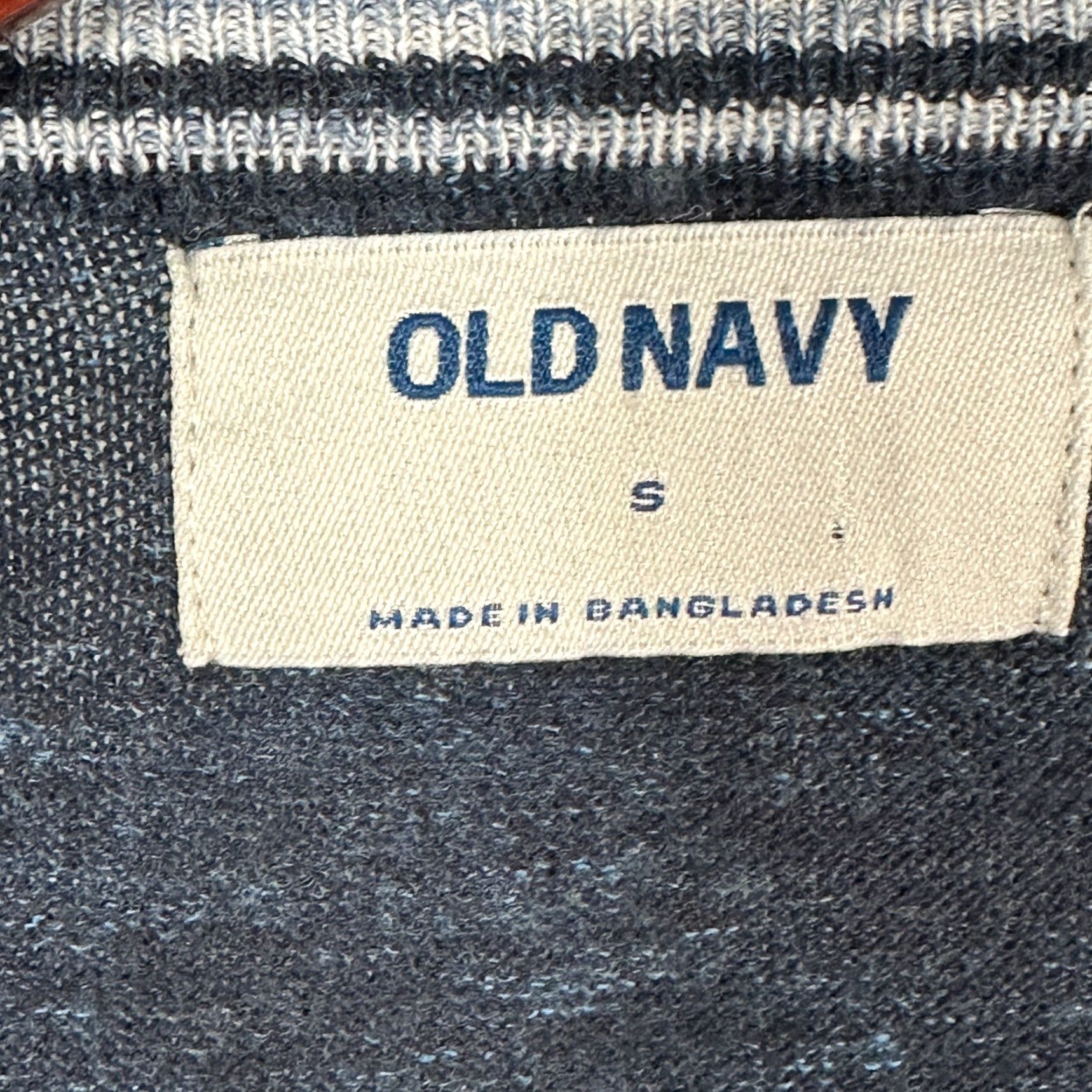 Old Navy Old Navy Sweatshirt Mens Small Blue Knit Crew Pullover Ribbed Cuffs and Hem Size US S / EU 44-46 / 1 - 4 Thumbnail