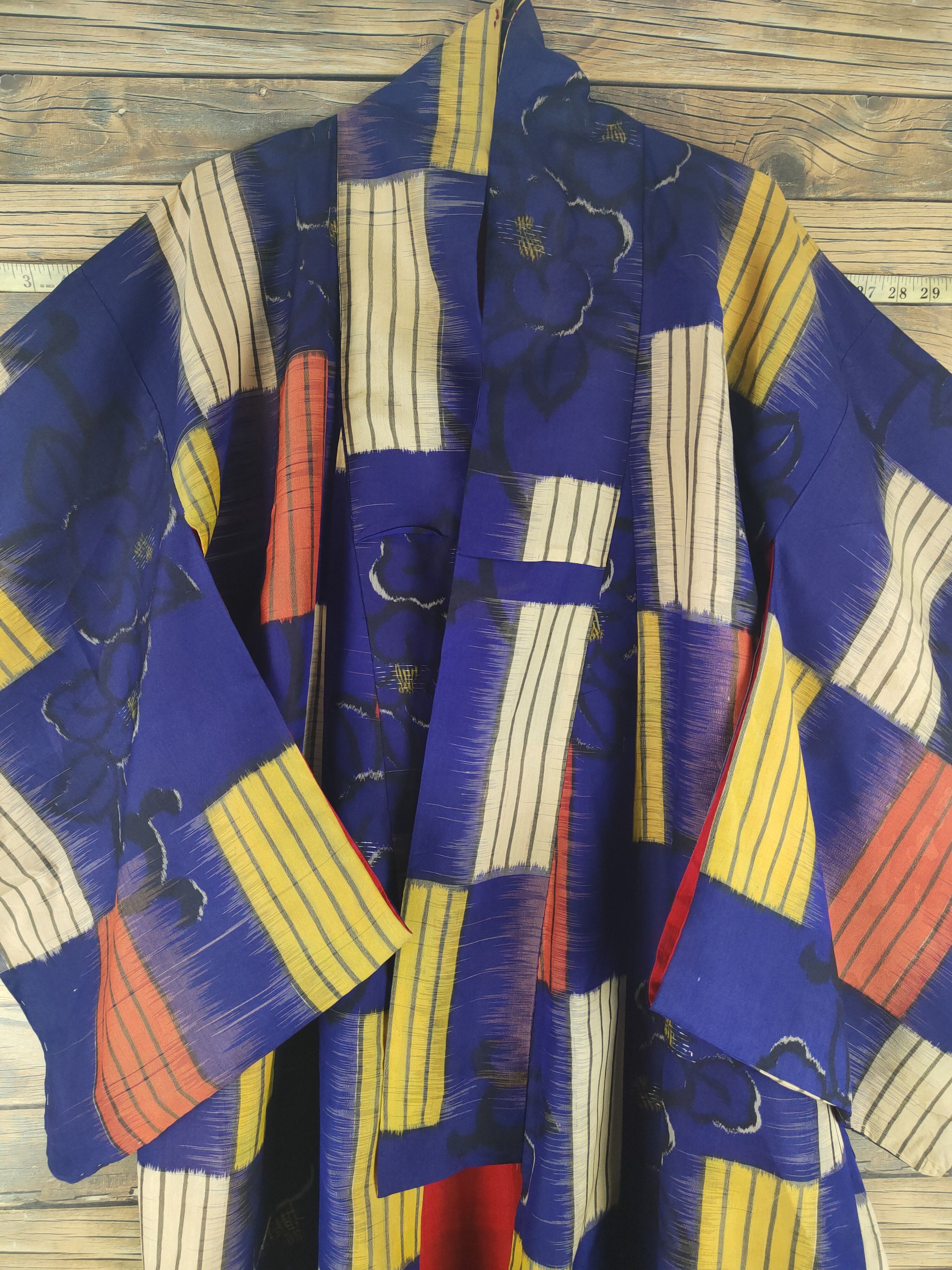 Vintage DL Japan Vintage Purple Kimono #2602 Size US L / EU 52-54 / 3 - 2 Thumbnail