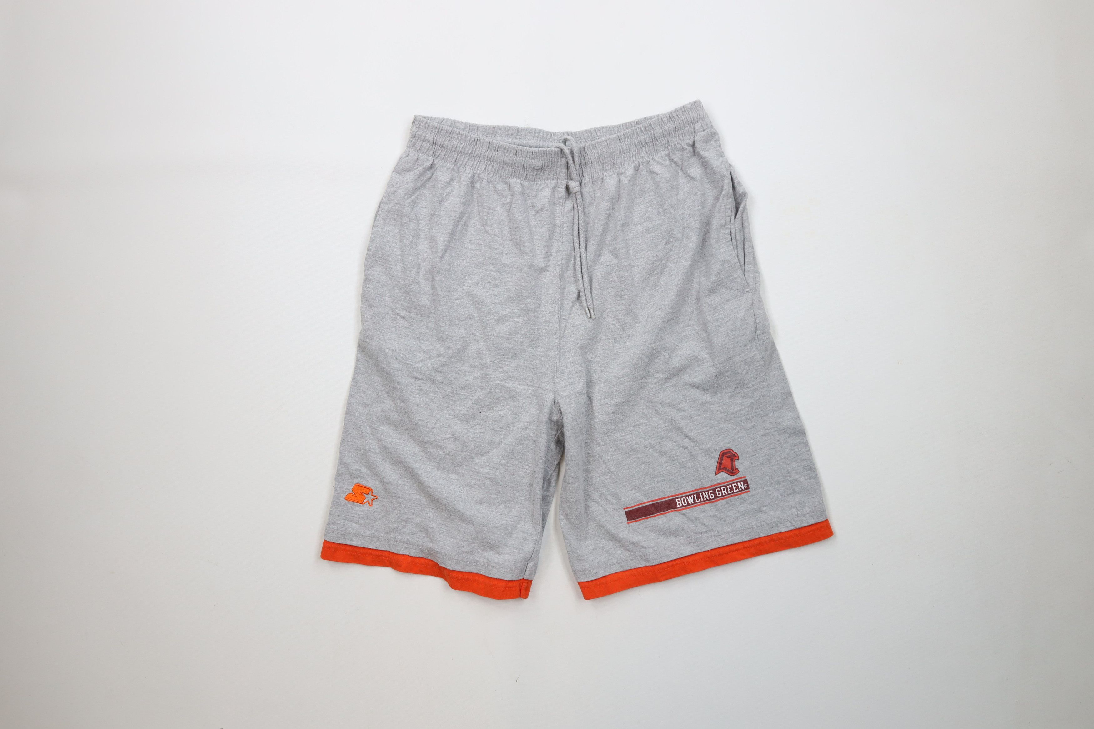 Starter × Vintage Vintage 90s Starter Green State University Layered Shorts Size US 32 / EU 48 - 1 Thumbnail
